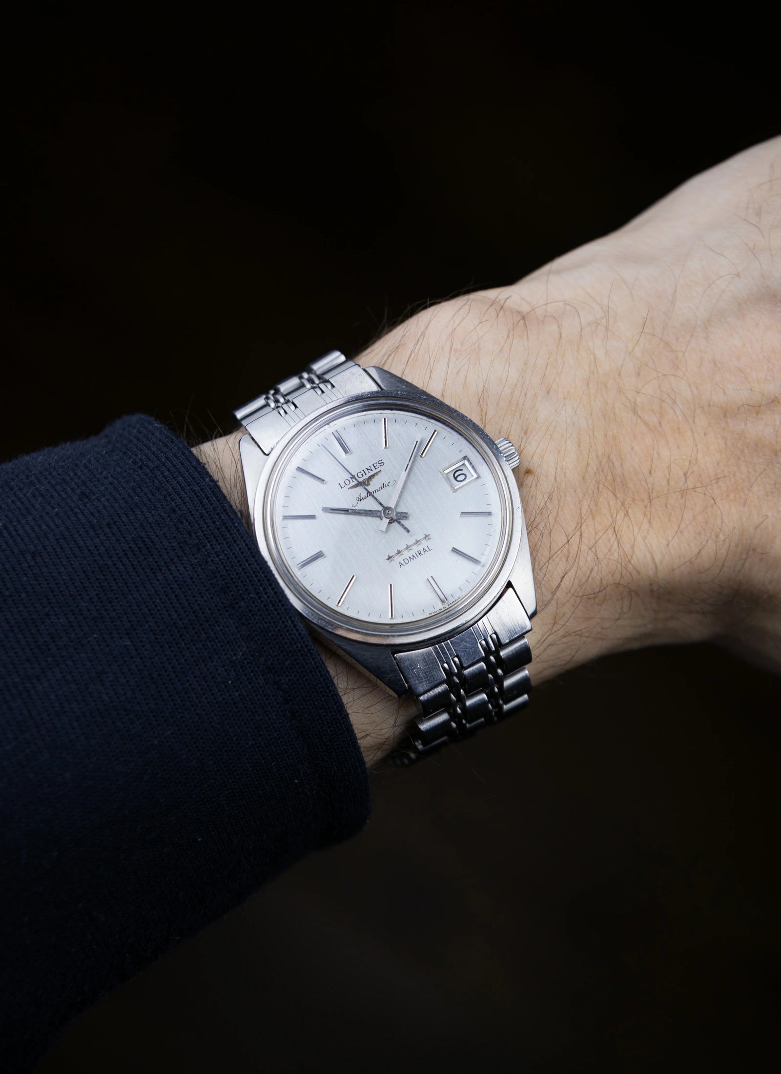 Pre-Order 1970s Longines Admiral 5 stars Hi-Beat 1663