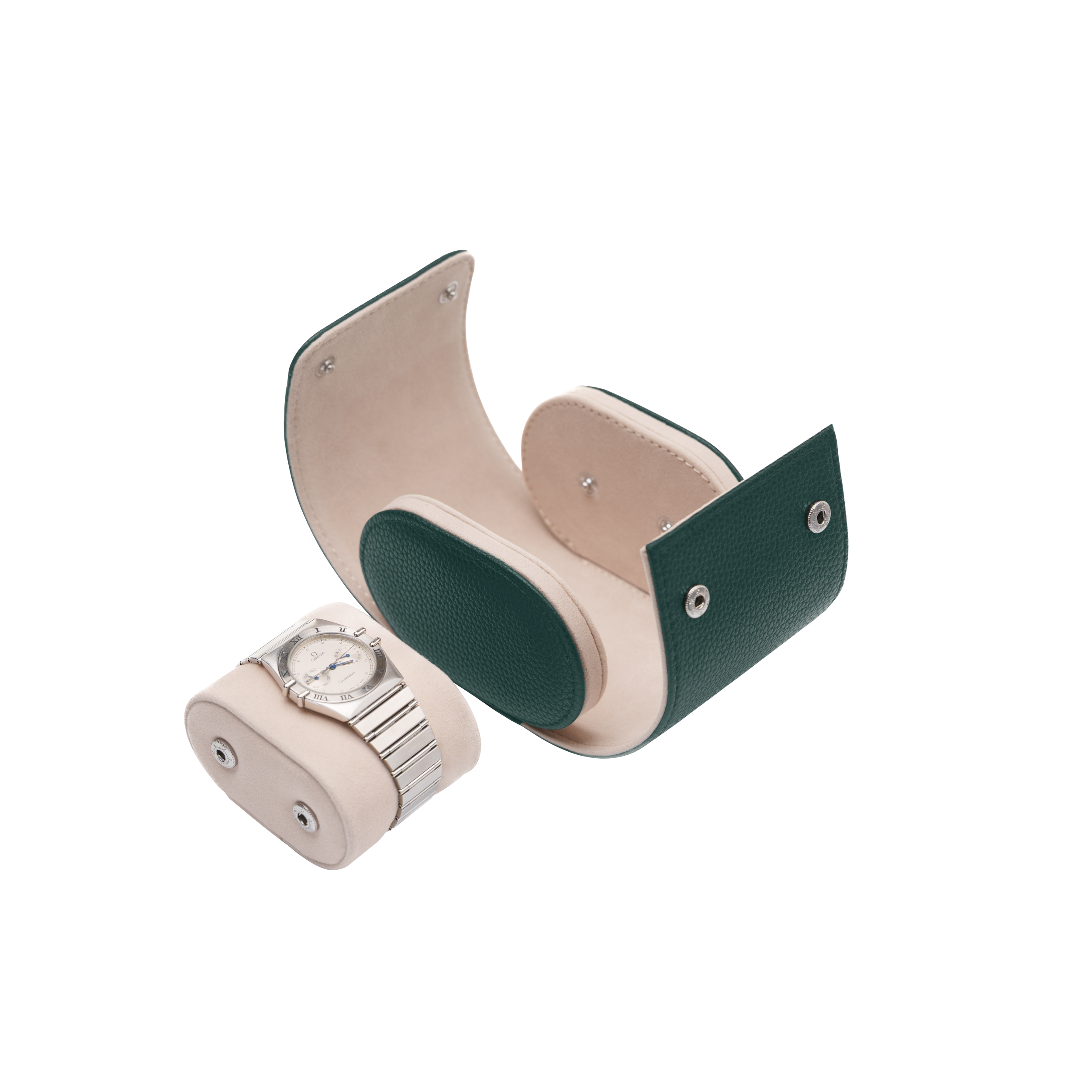 Etui na zegarek pojedyncze green gold