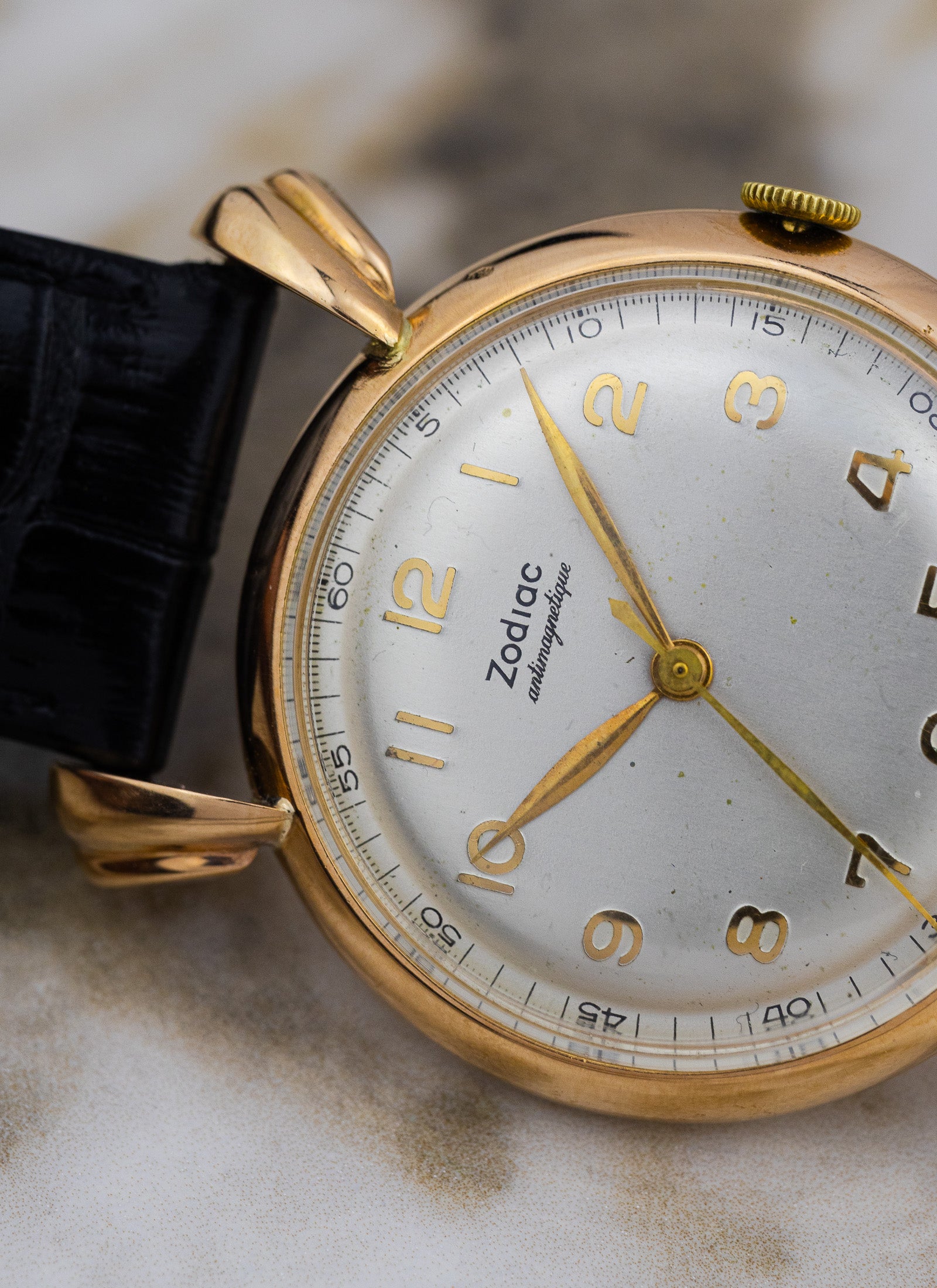 1950s 18K Rose Gold Zodiac Crab Legs 10-s