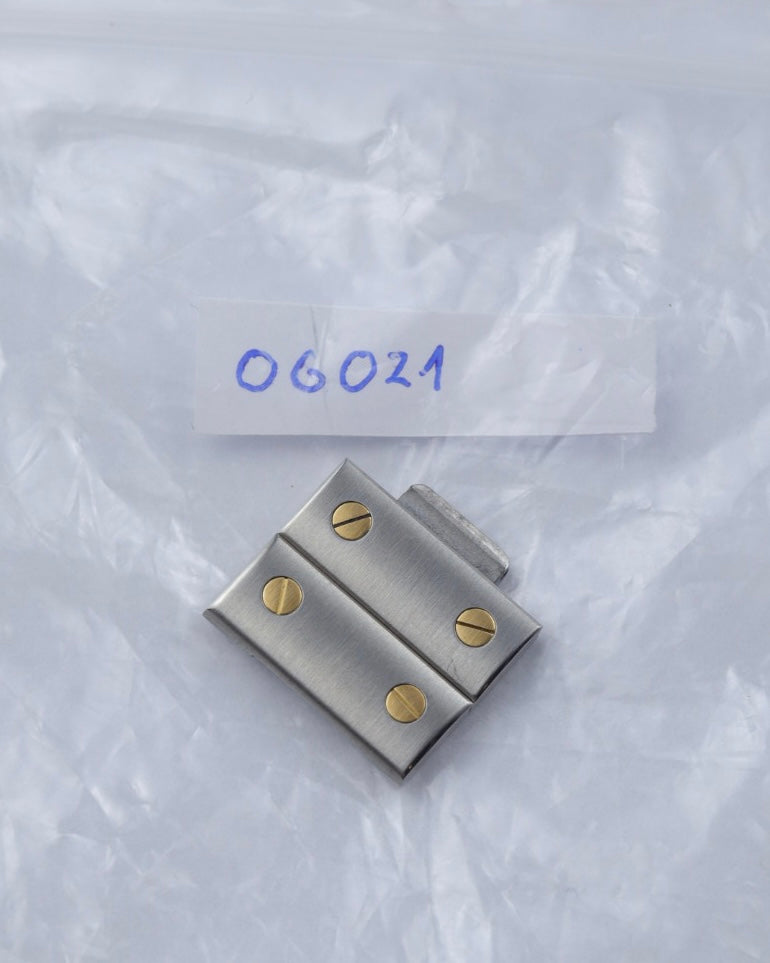 Ogniwo stal/18K złoto Cartier Santos ~16mm (OG021)