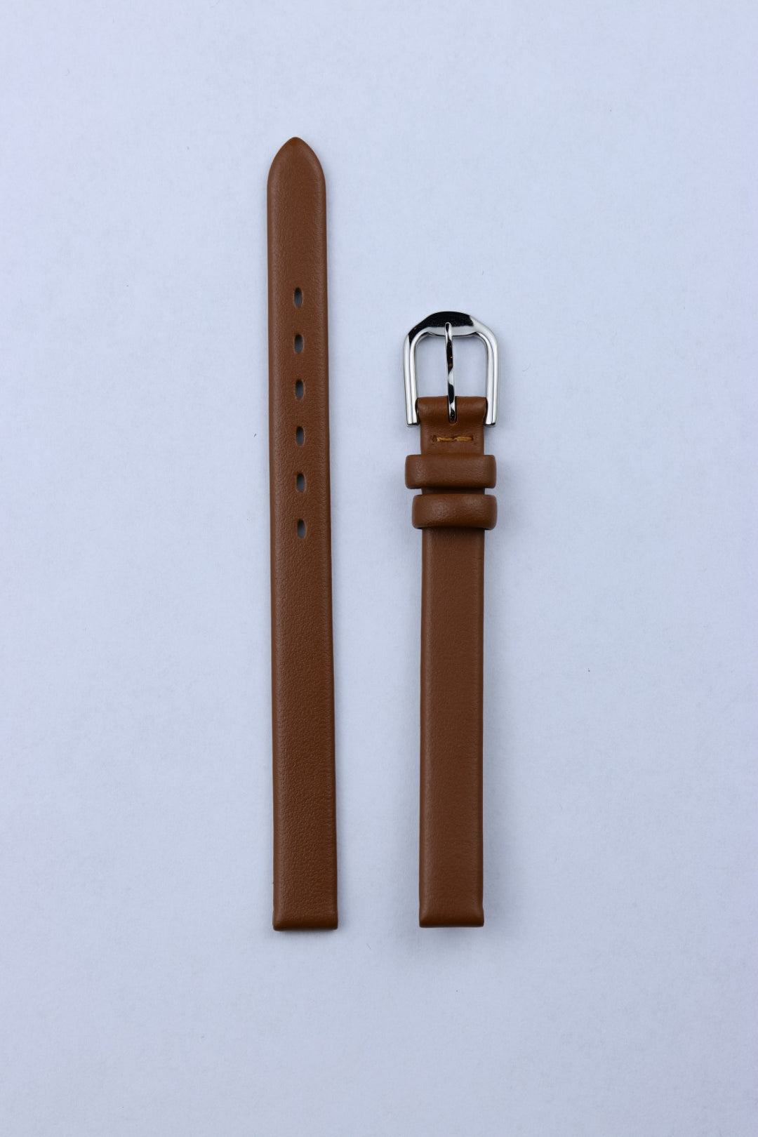 Pasek skórzany damski K.REDA jasny brąz gładki klasyczny (P067)