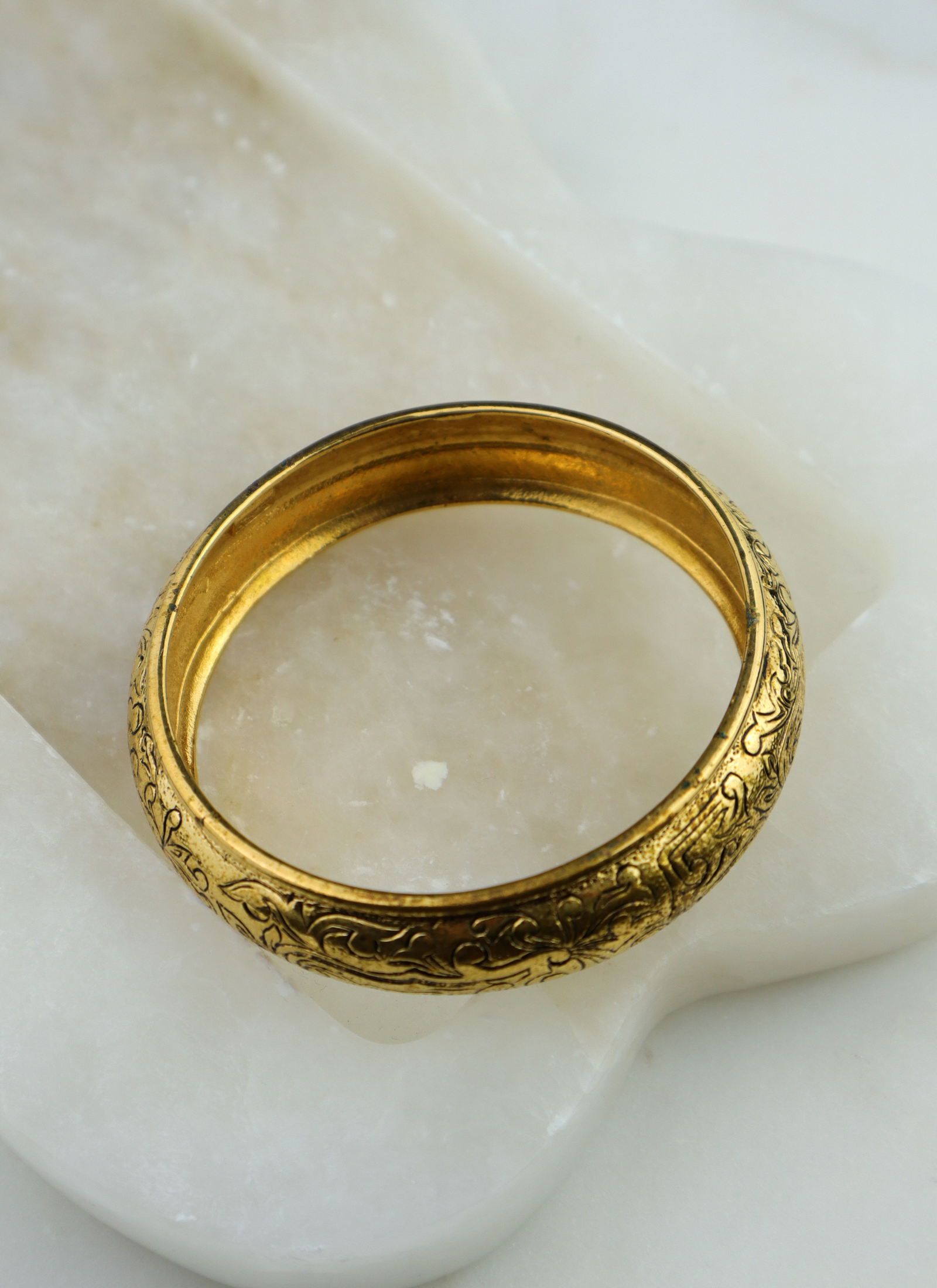 Yves Saint Laurent - arabeskowa bransoletka bangle vintage