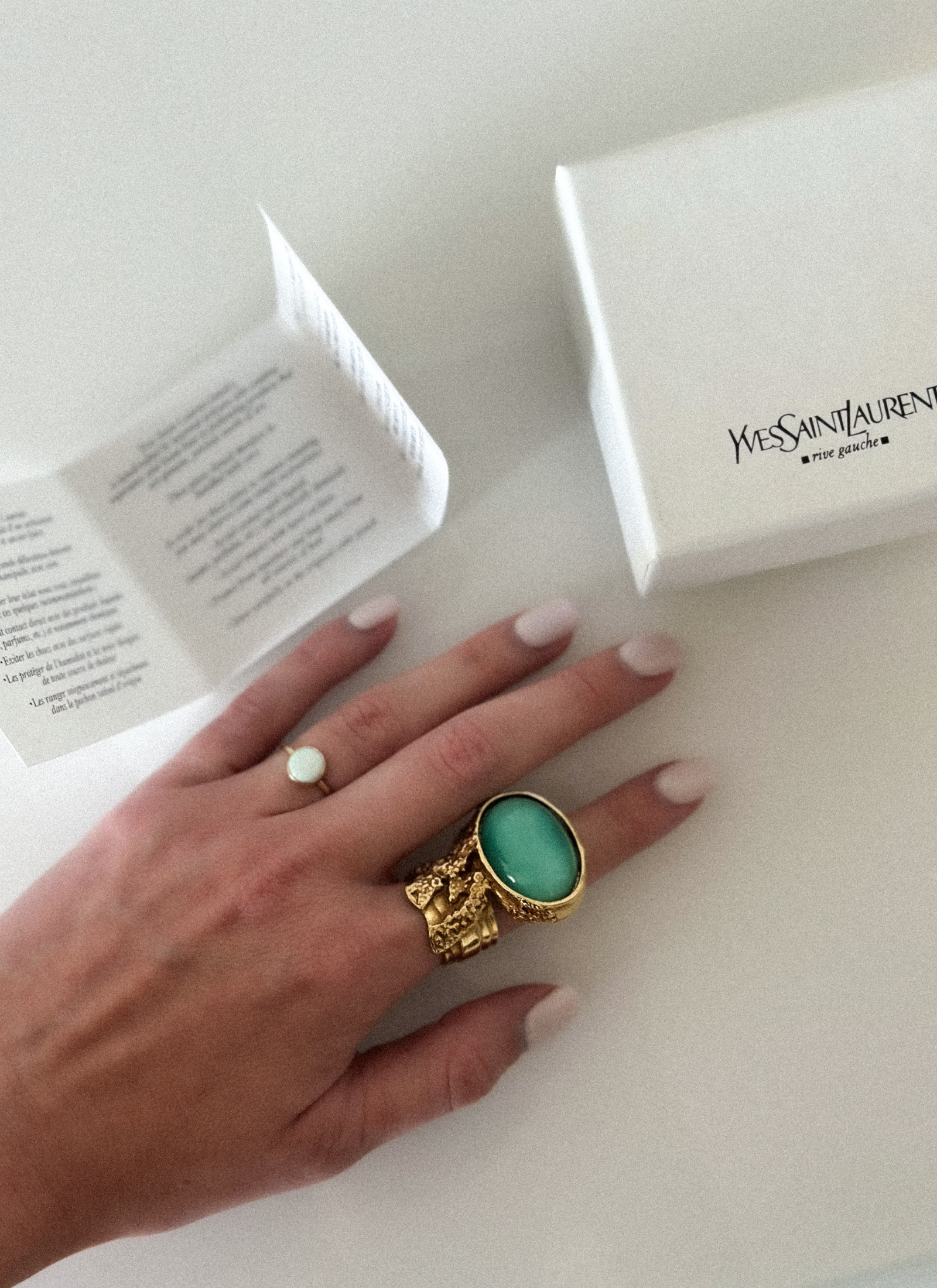 Yves Saint Laurent - pierścionek Arty Ring