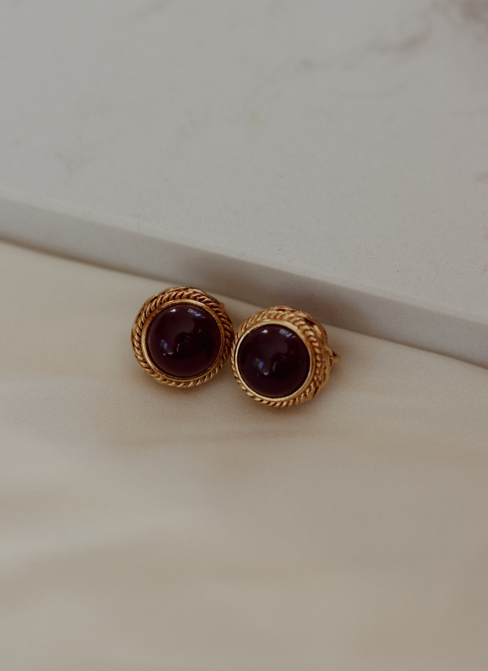 Givenchy - eleganckie klipsy vintage