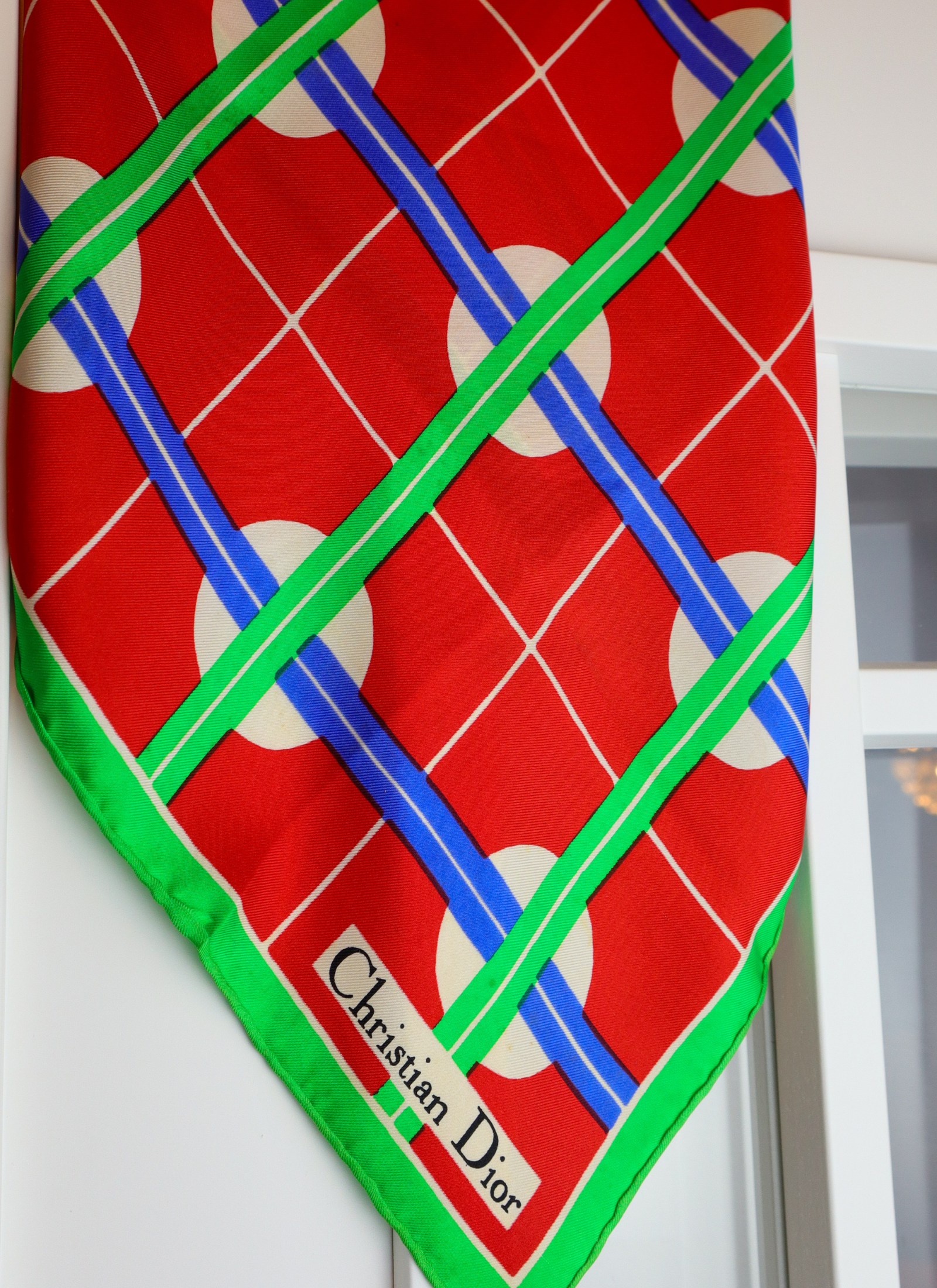 Christian Dior - jedwabna gawroszka/apaszka