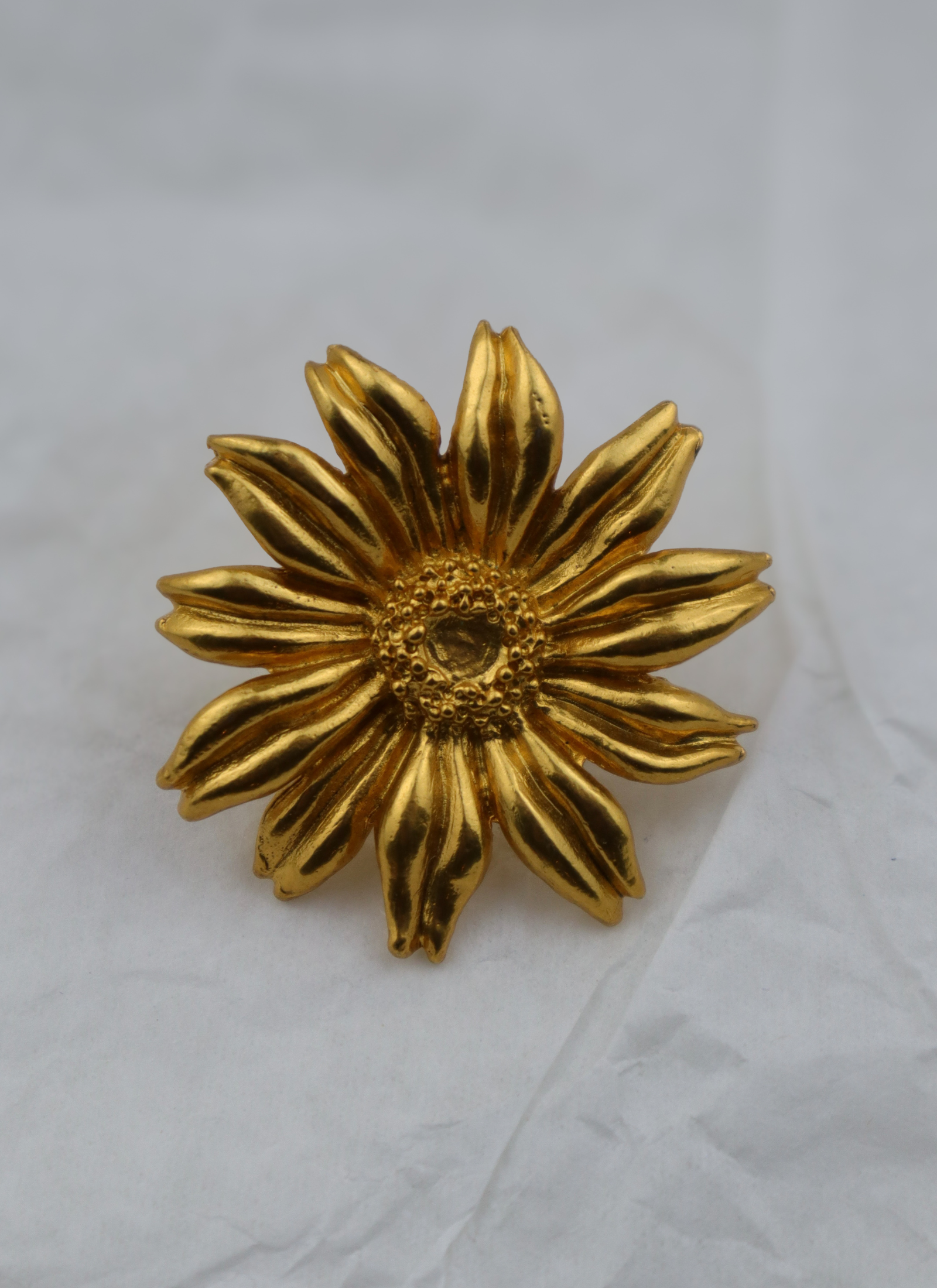 Kenzo - broszka/pin większy kwiat