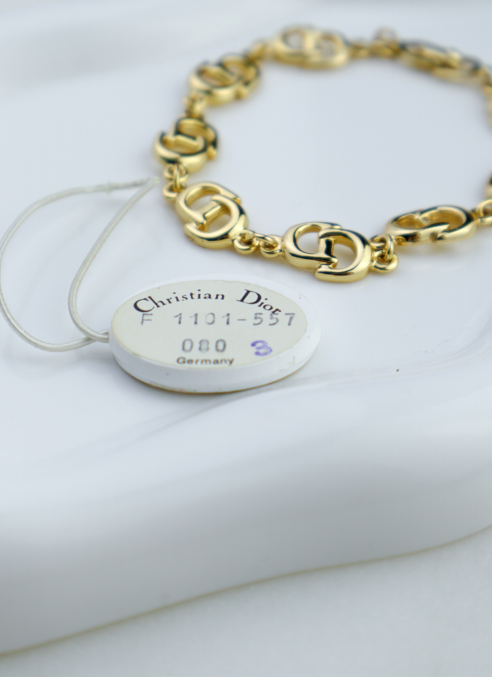 Christian Dior - bransoletka z monogramem CD