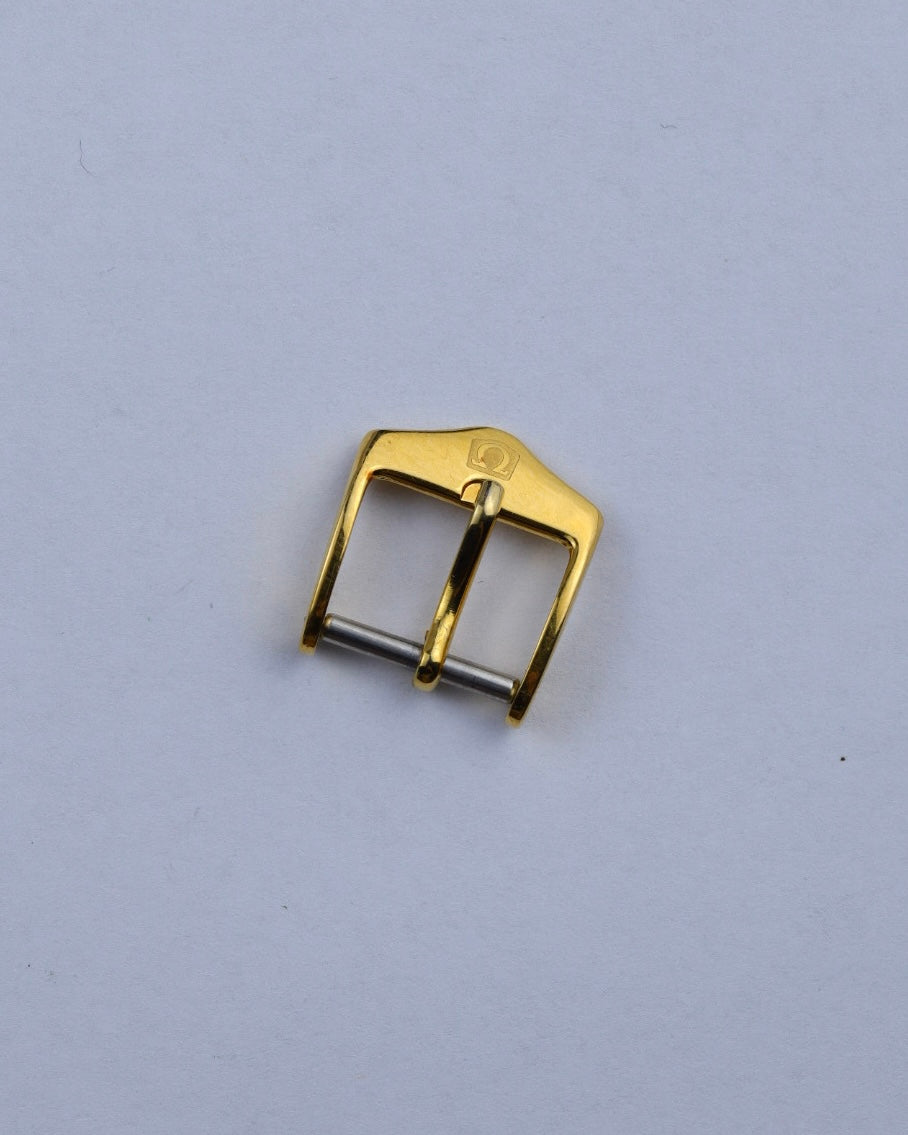 Pozłacana sprzączka klamerka Omega 12 mm