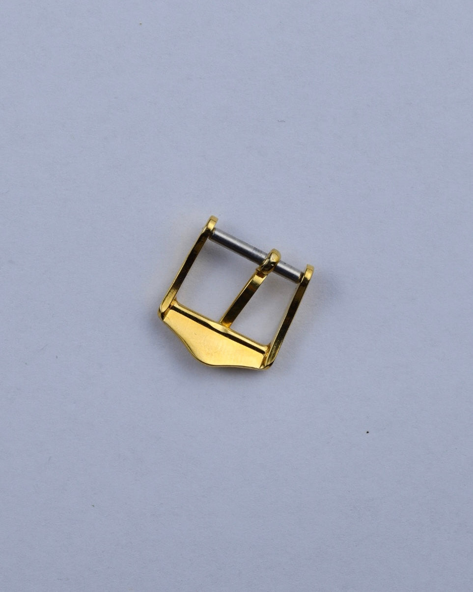 Pozłacana sprzączka klamerka Omega 12 mm