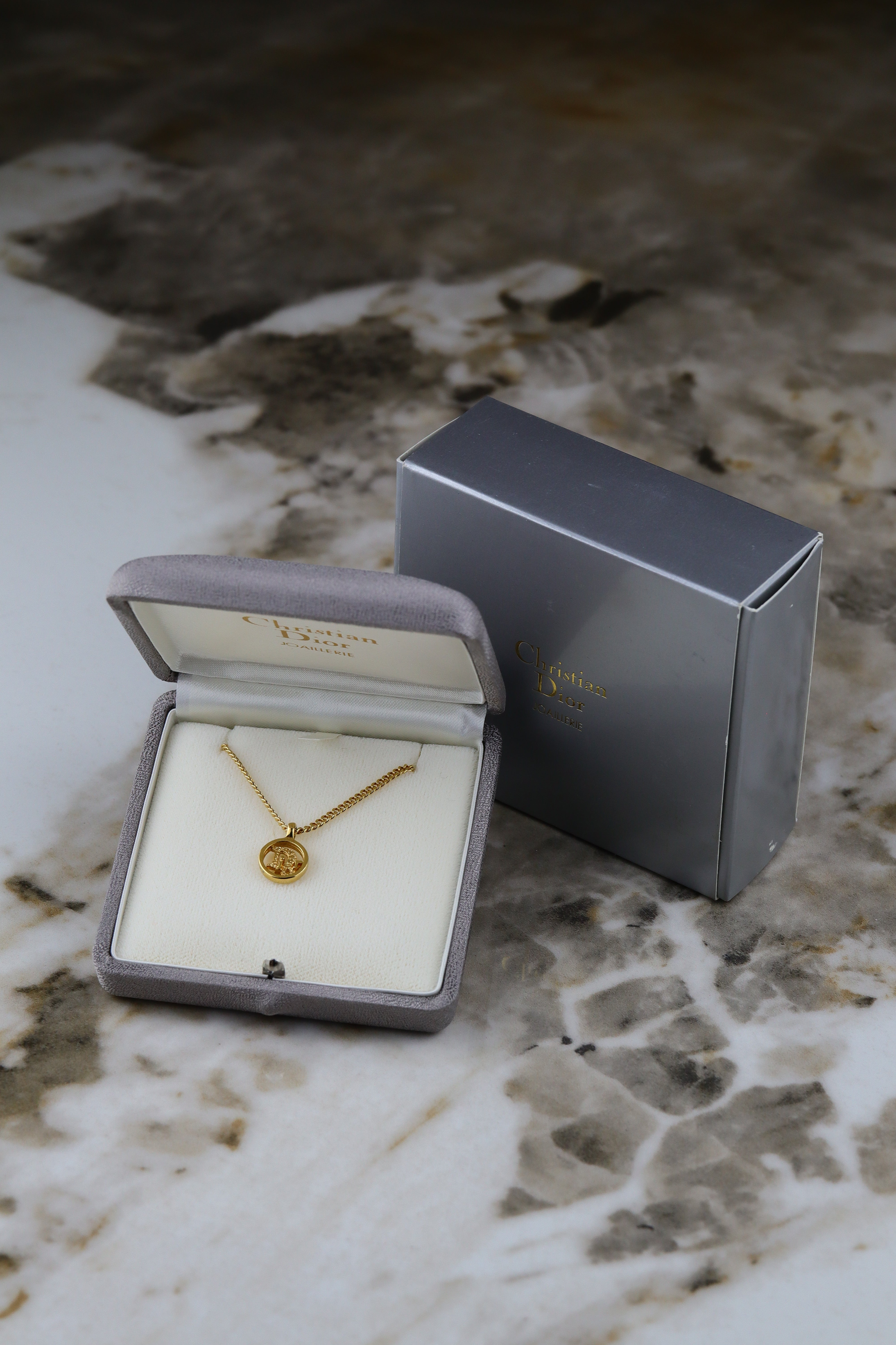 Christian Dior - pozłacany naszyjnik vintage