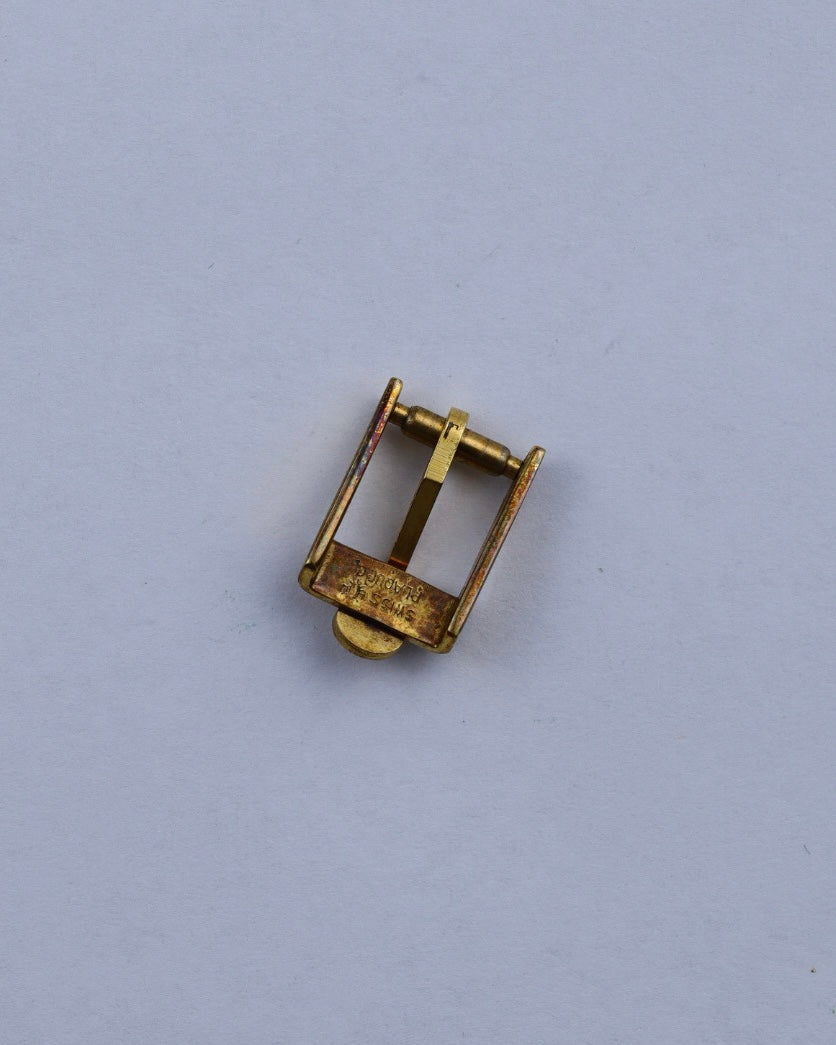 Pozłacana sprzączka klamerka Omega 7 mm