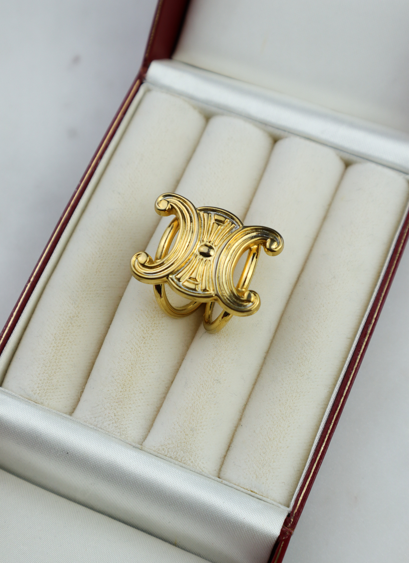 Celine - vintage ring/pierścień do apaszki Triomphe