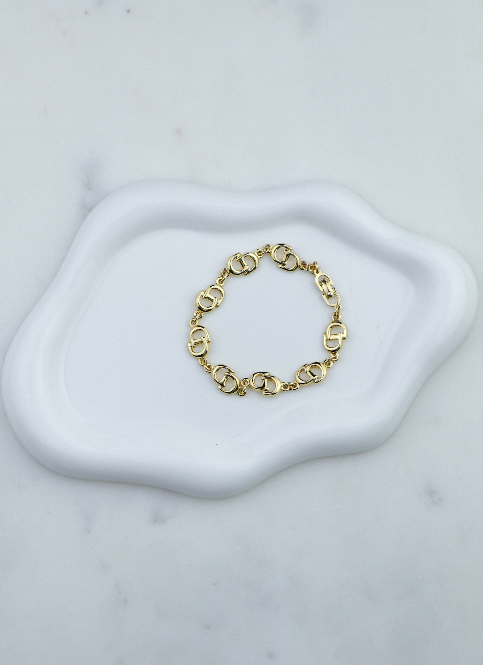 Christian Dior - bransoletka z monogramem CD