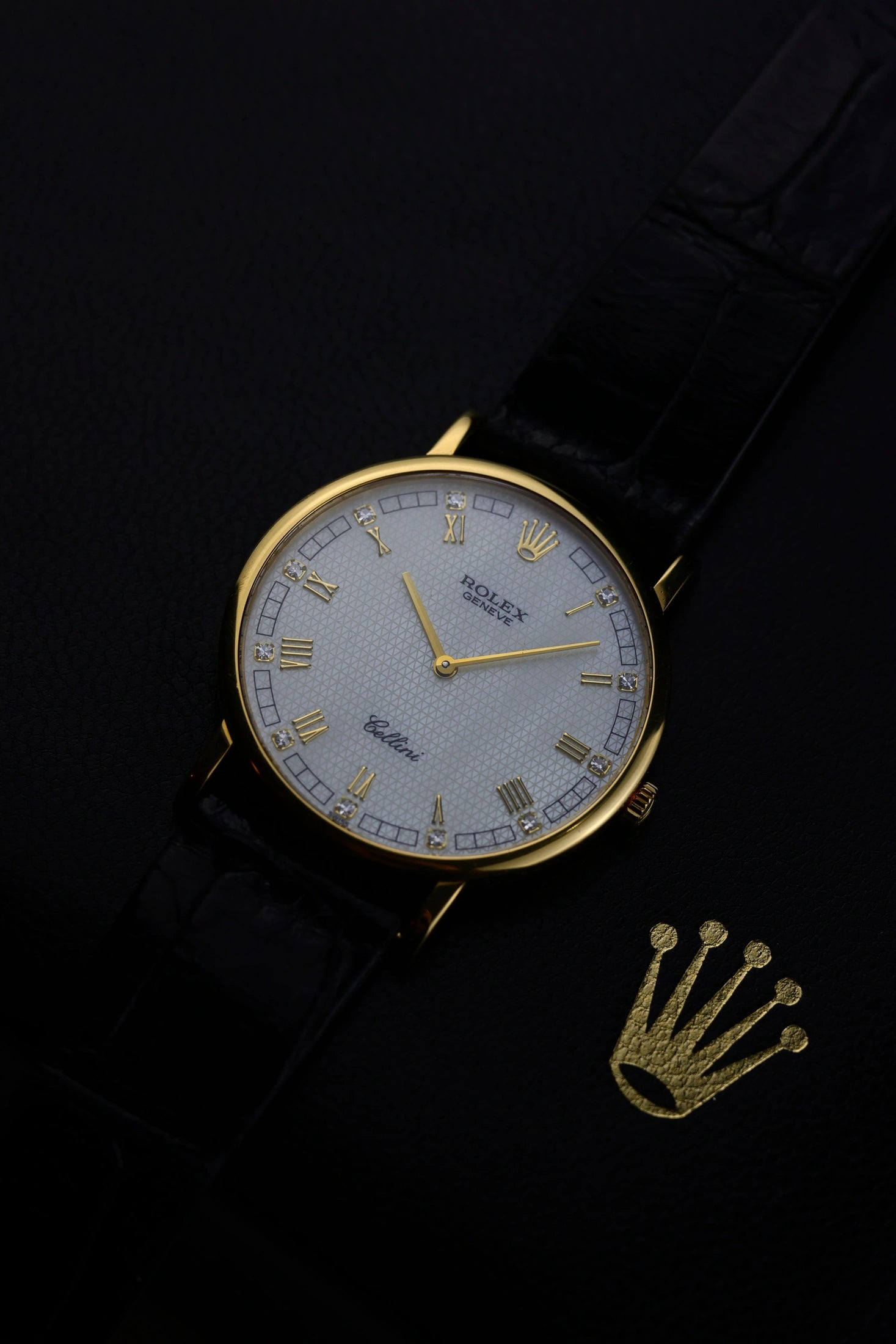 [REZERWACJA] 1998 18K Rolex Cellini MOP Diamonds Dial 5112/8 Full Set