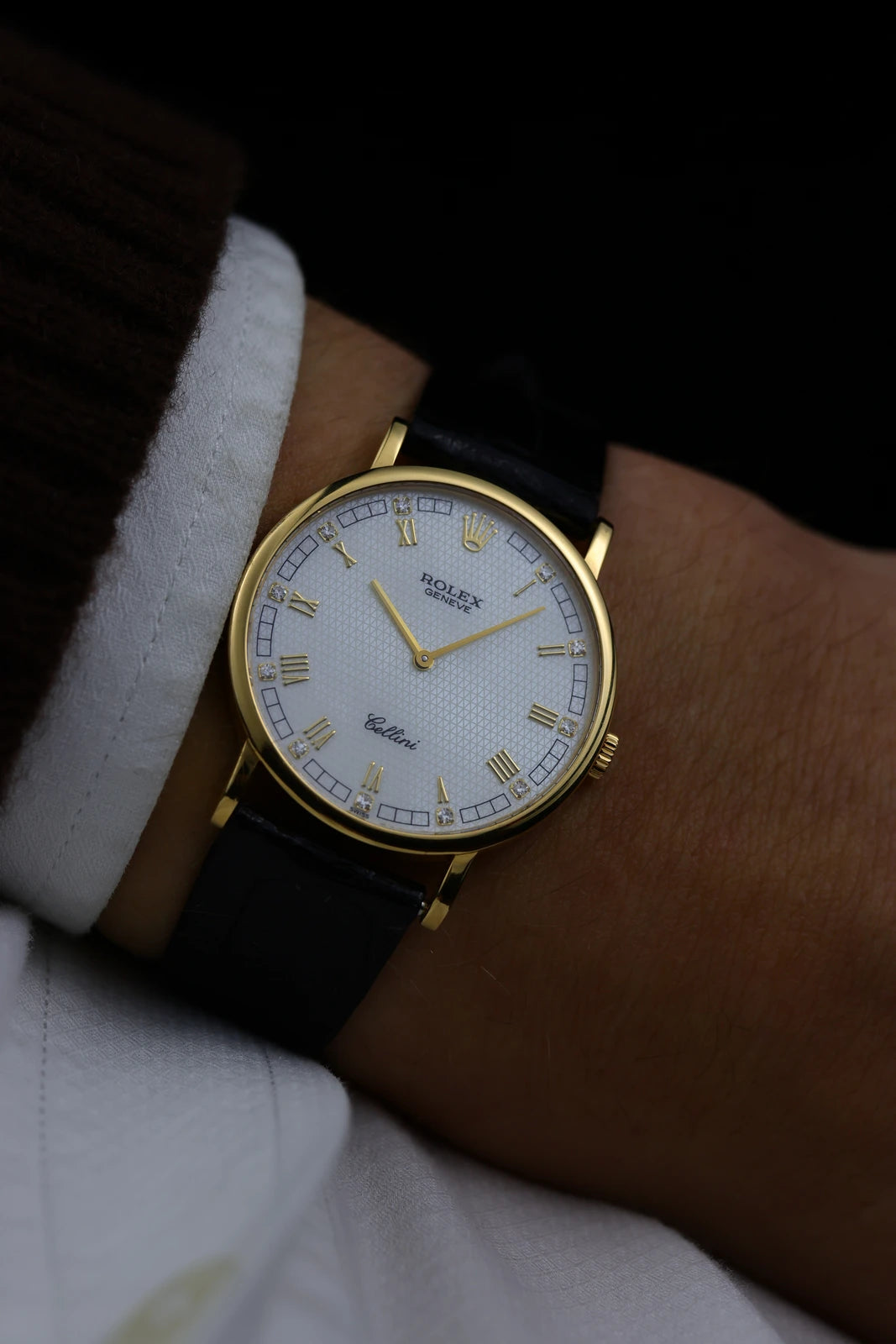 [REZERWACJA] 1998 18K Rolex Cellini MOP Diamonds Dial 5112/8 Full Set