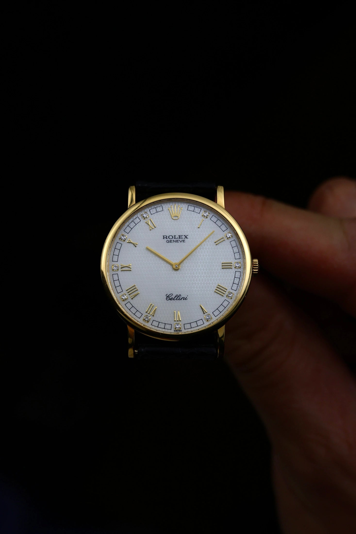 [REZERWACJA] 1998 18K Rolex Cellini MOP Diamonds Dial 5112/8 Full Set