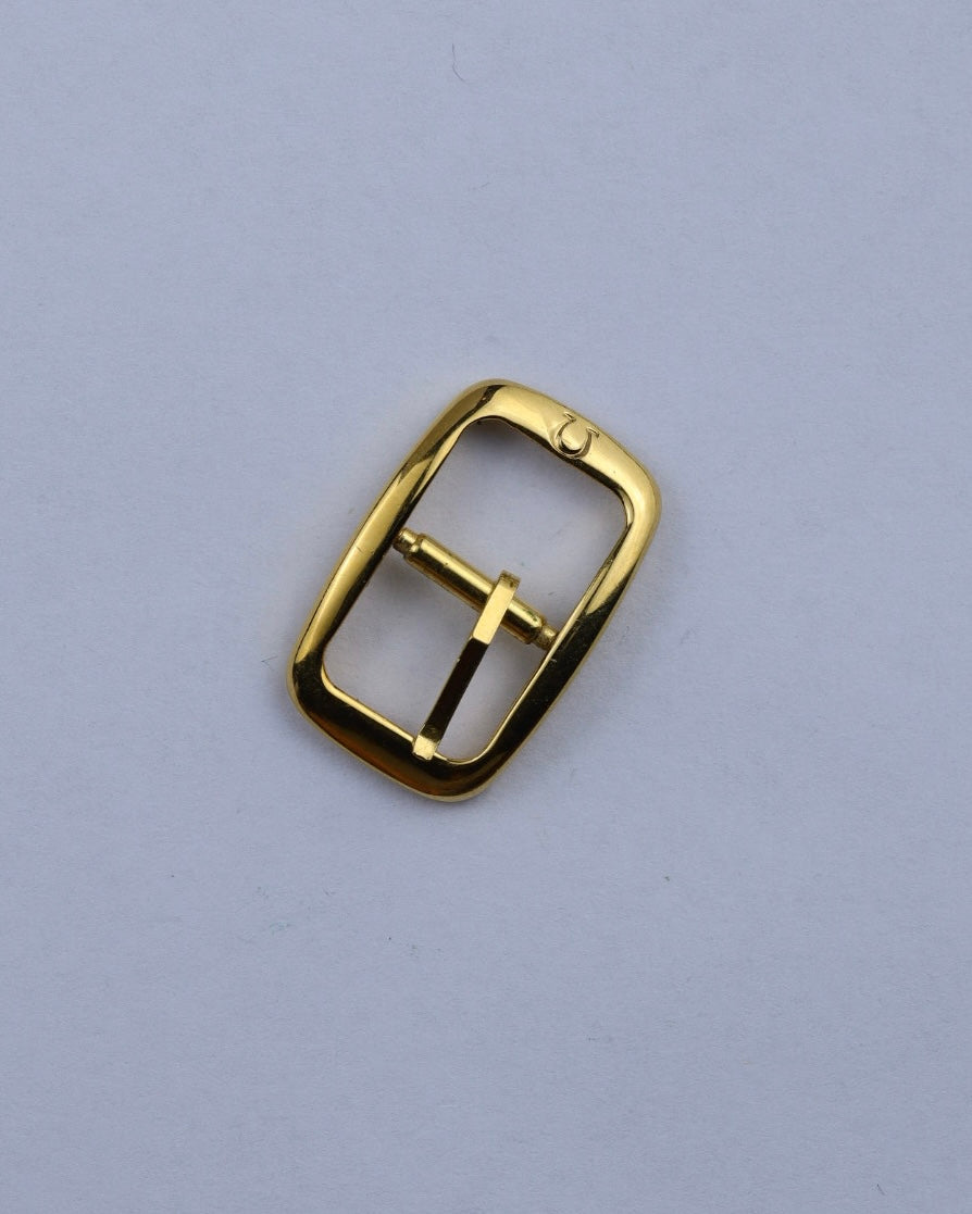 Pozłacana sprzączka klamerka Omega 10 mm