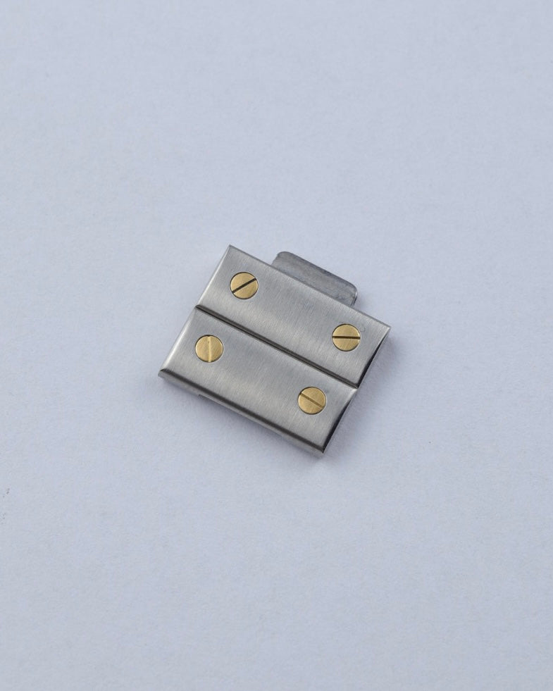 Ogniwo stal/18K złoto Cartier Santos ~16mm (OG021)