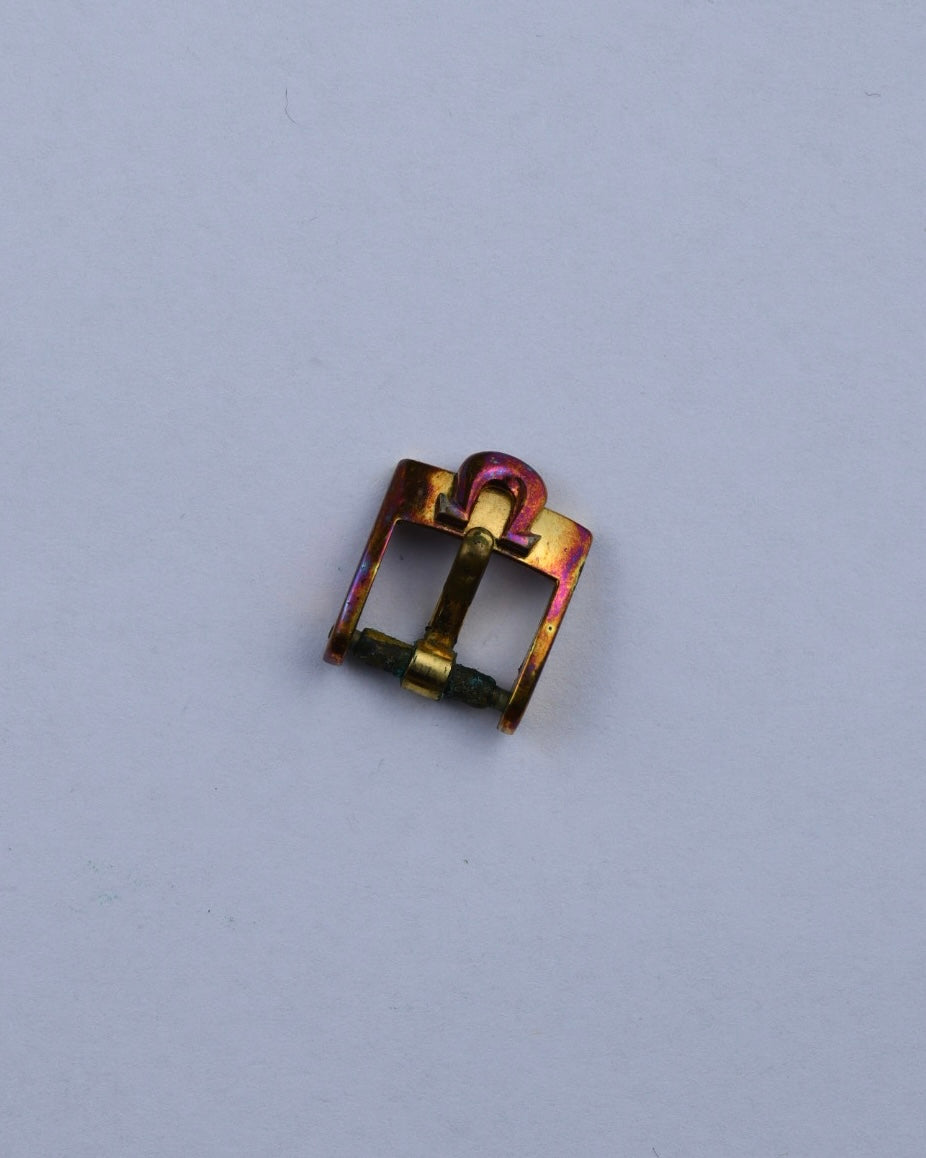 Pozłacana sprzączka klamerka Omega 10 mm