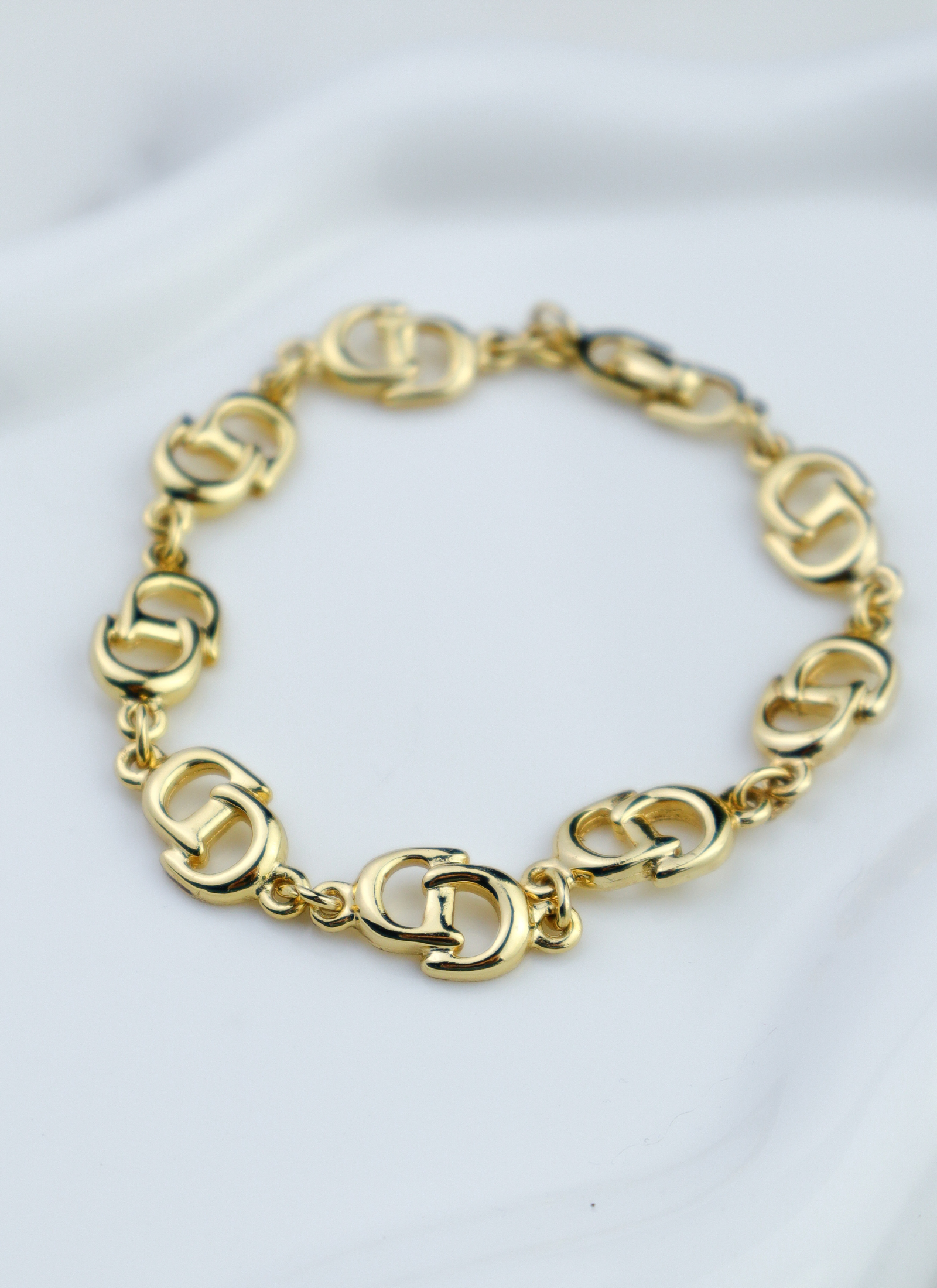 Christian Dior - bransoletka z monogramem CD