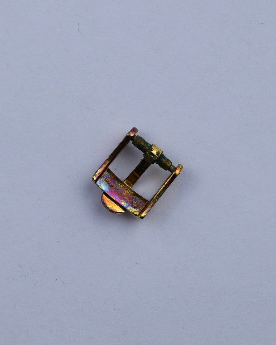 Pozłacana sprzączka klamerka Omega 10 mm