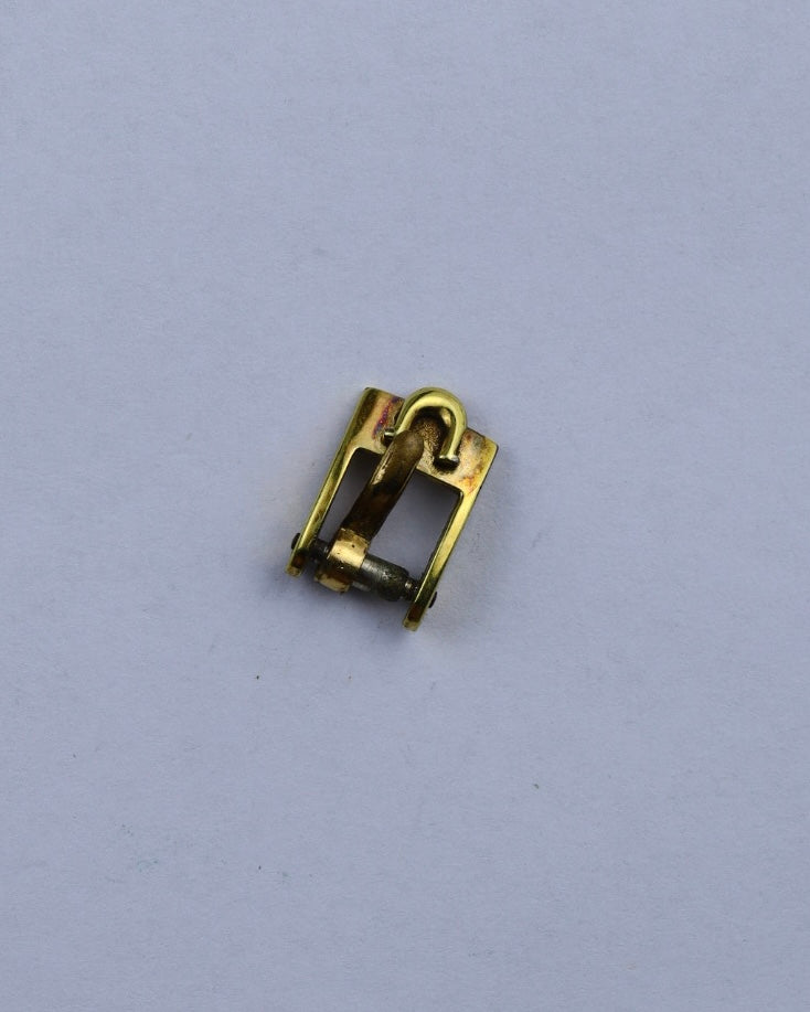 Pozłacana sprzączka klamerka Omega 5 mm