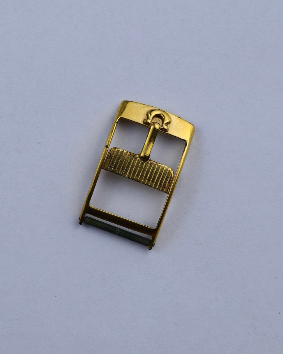 Pozłacana sprzączka klamerka Omega 14 mm