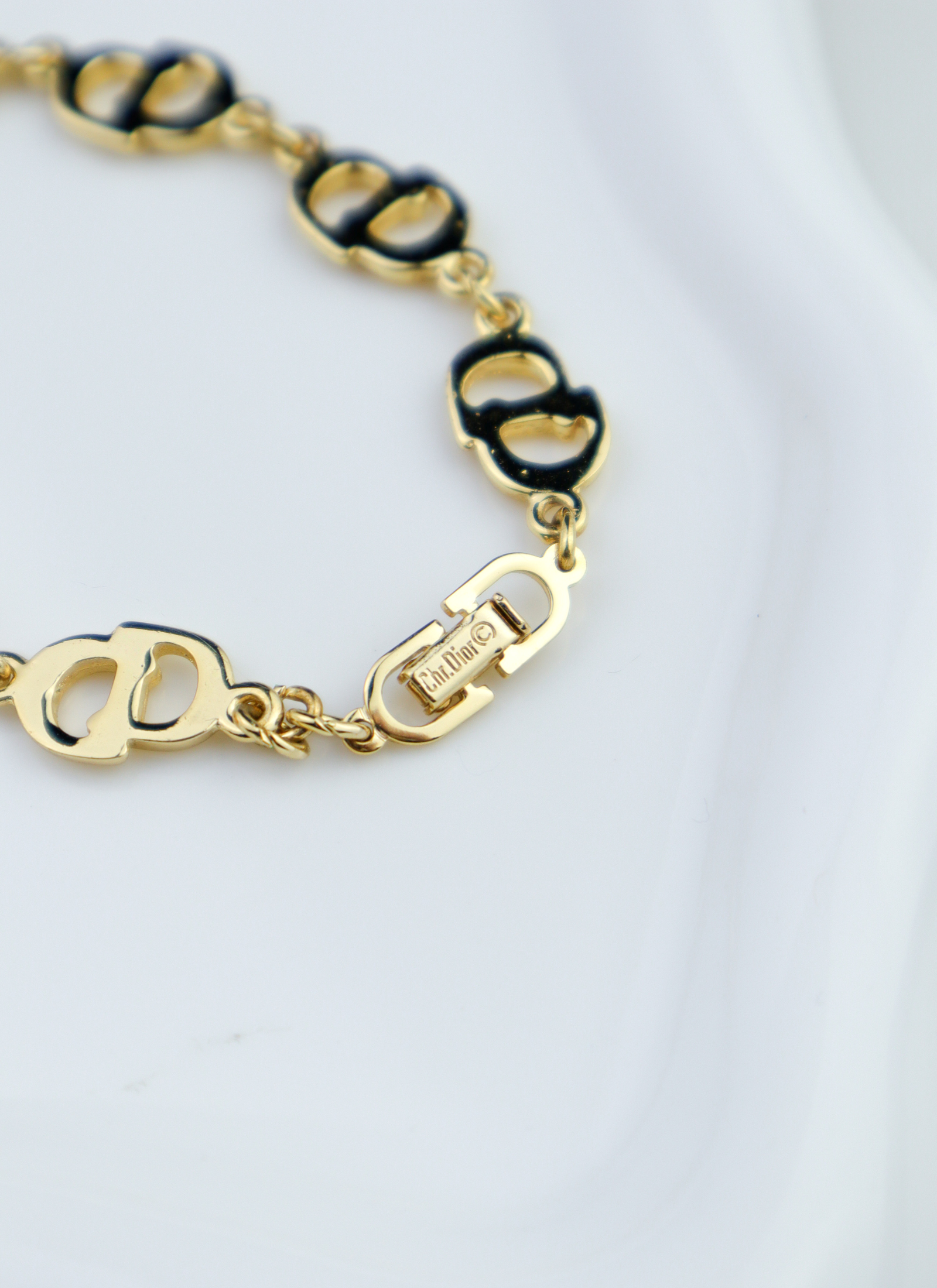 Christian Dior - bransoletka z monogramem CD