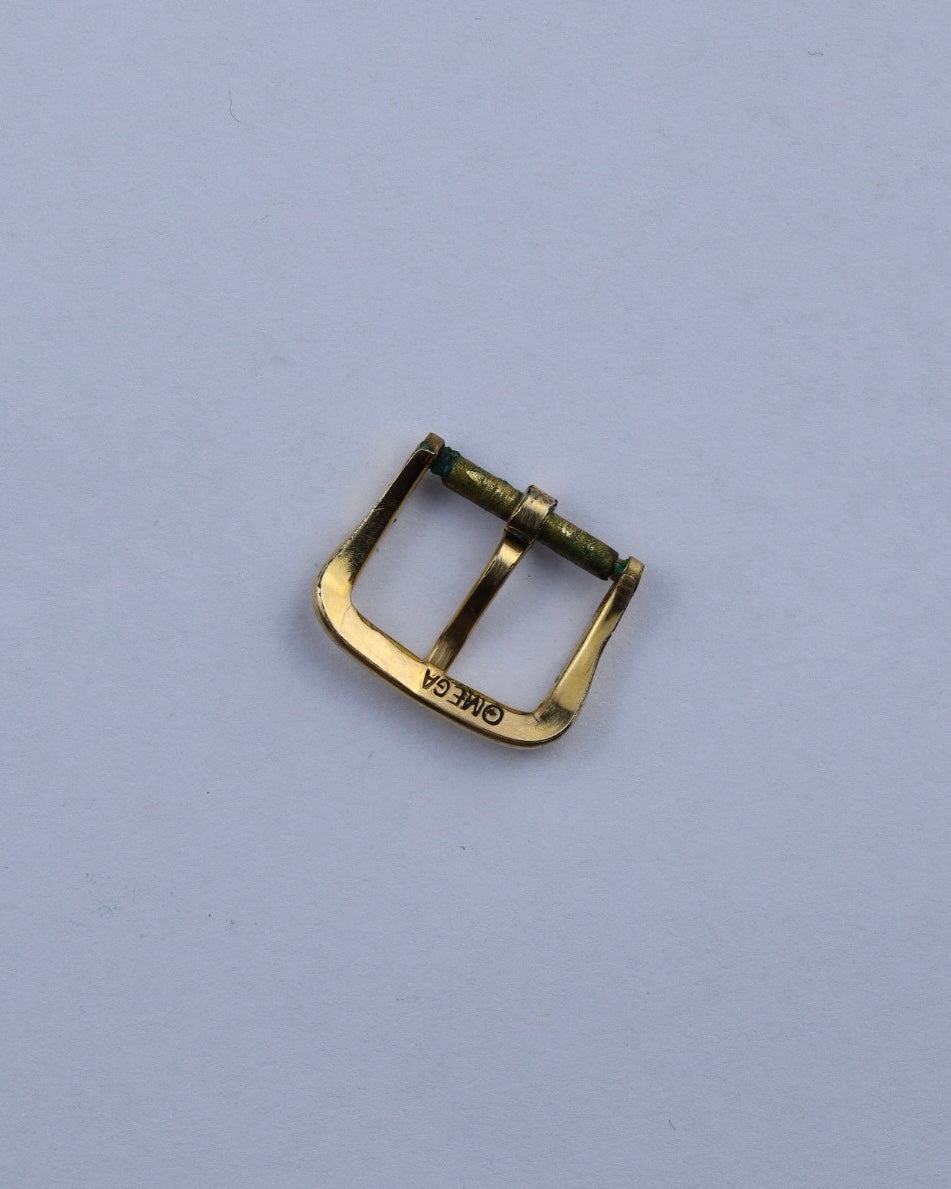 Pozłacana sprzączka klamerka Omega 12 mm
