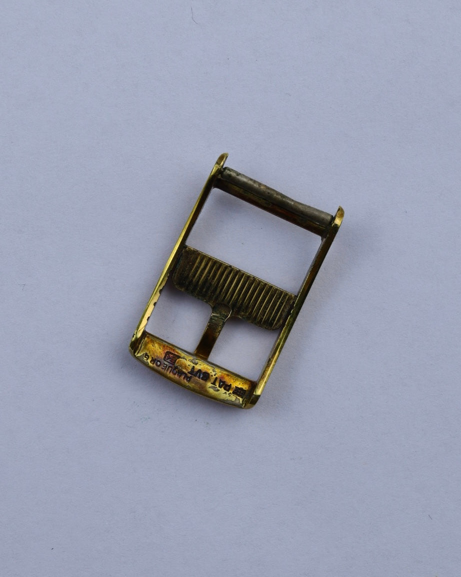 Pozłacana sprzączka klamerka Omega 14 mm