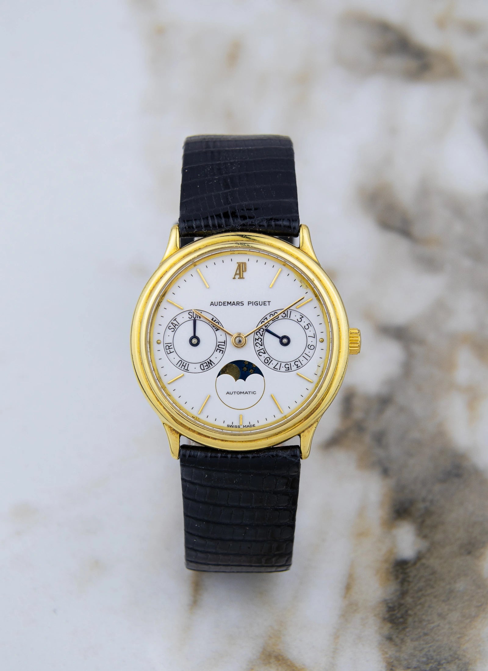 Pre-Order 1980s Audemars Piguet Moonphase Day-Date 25589