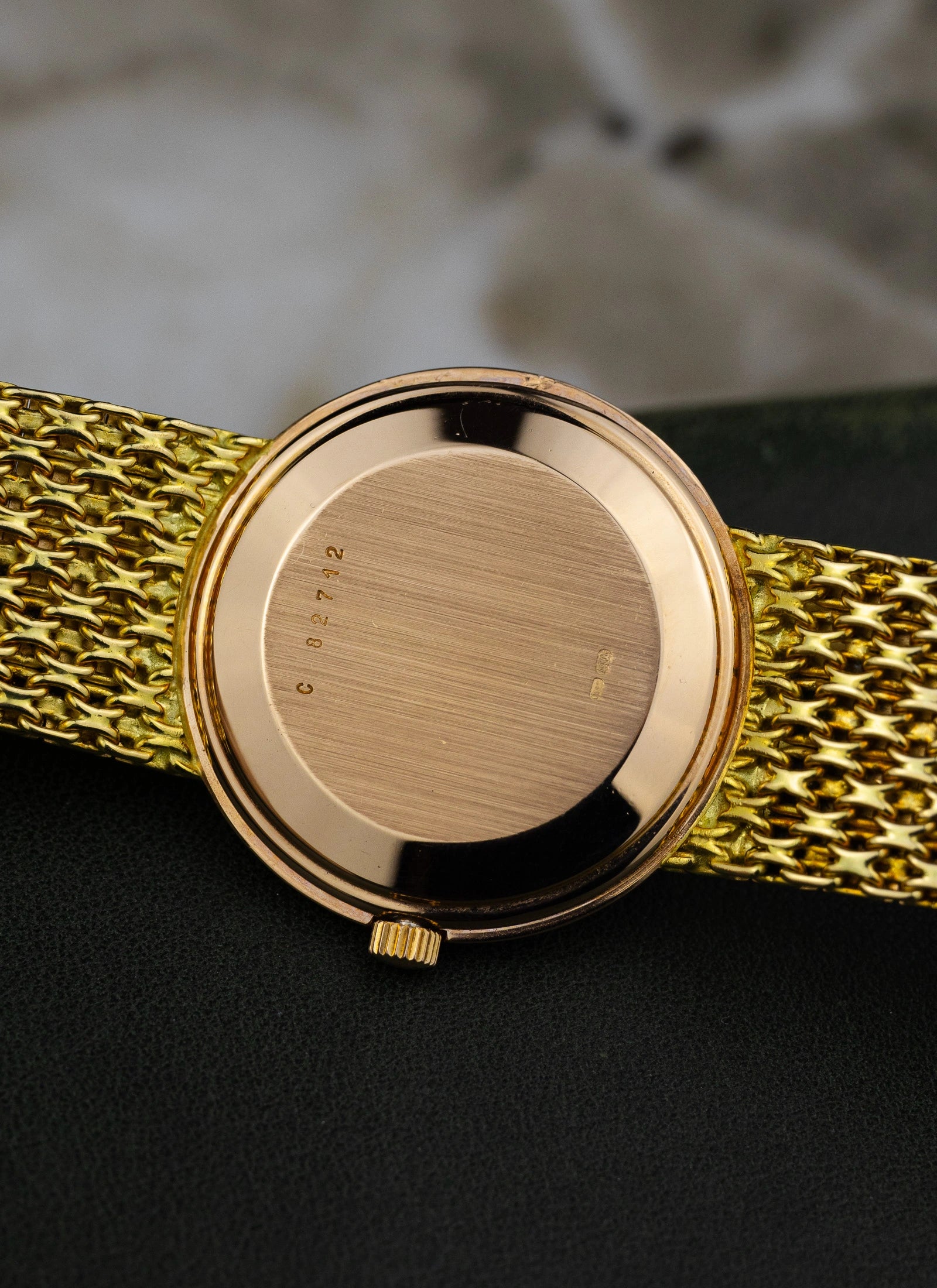 1990 18K Audemars Piguet Roman Dial 14405 Full Set