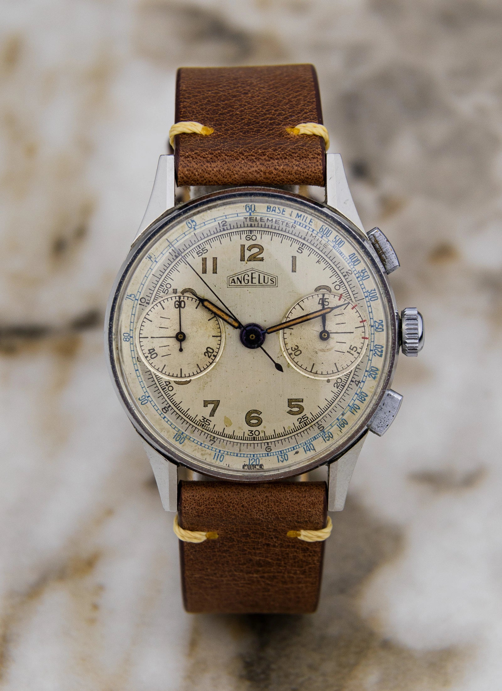 1940s Angelus Two Register Chronograph