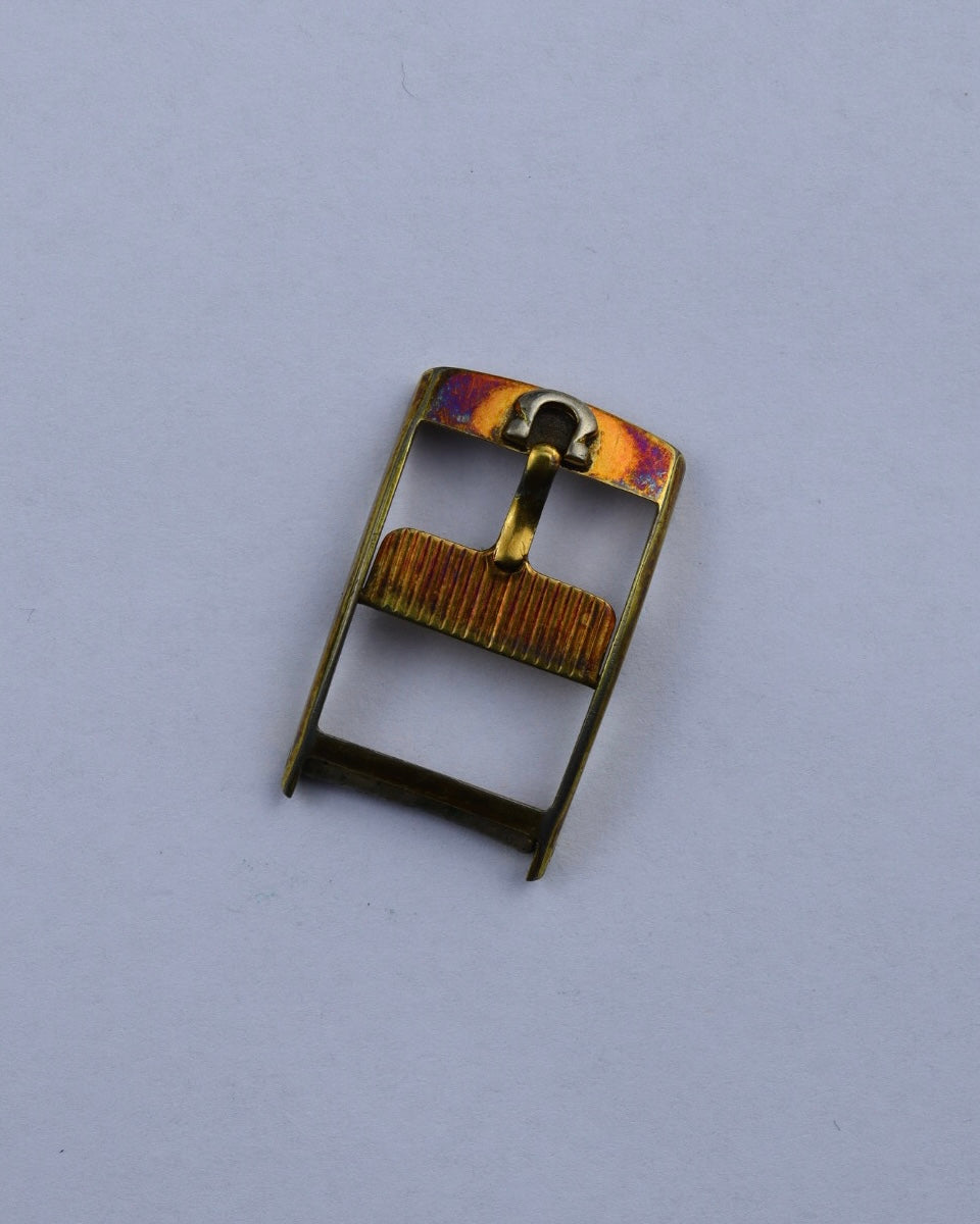 Pozłacana sprzączka klamerka Omega 14 mm