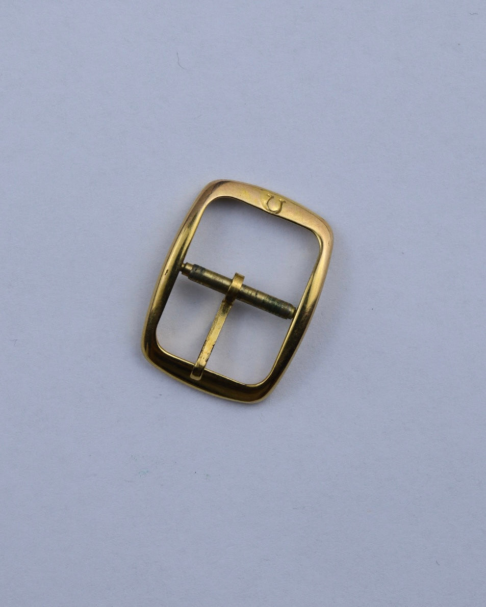 Pozłacana sprzączka klamerka Omega 14 mm