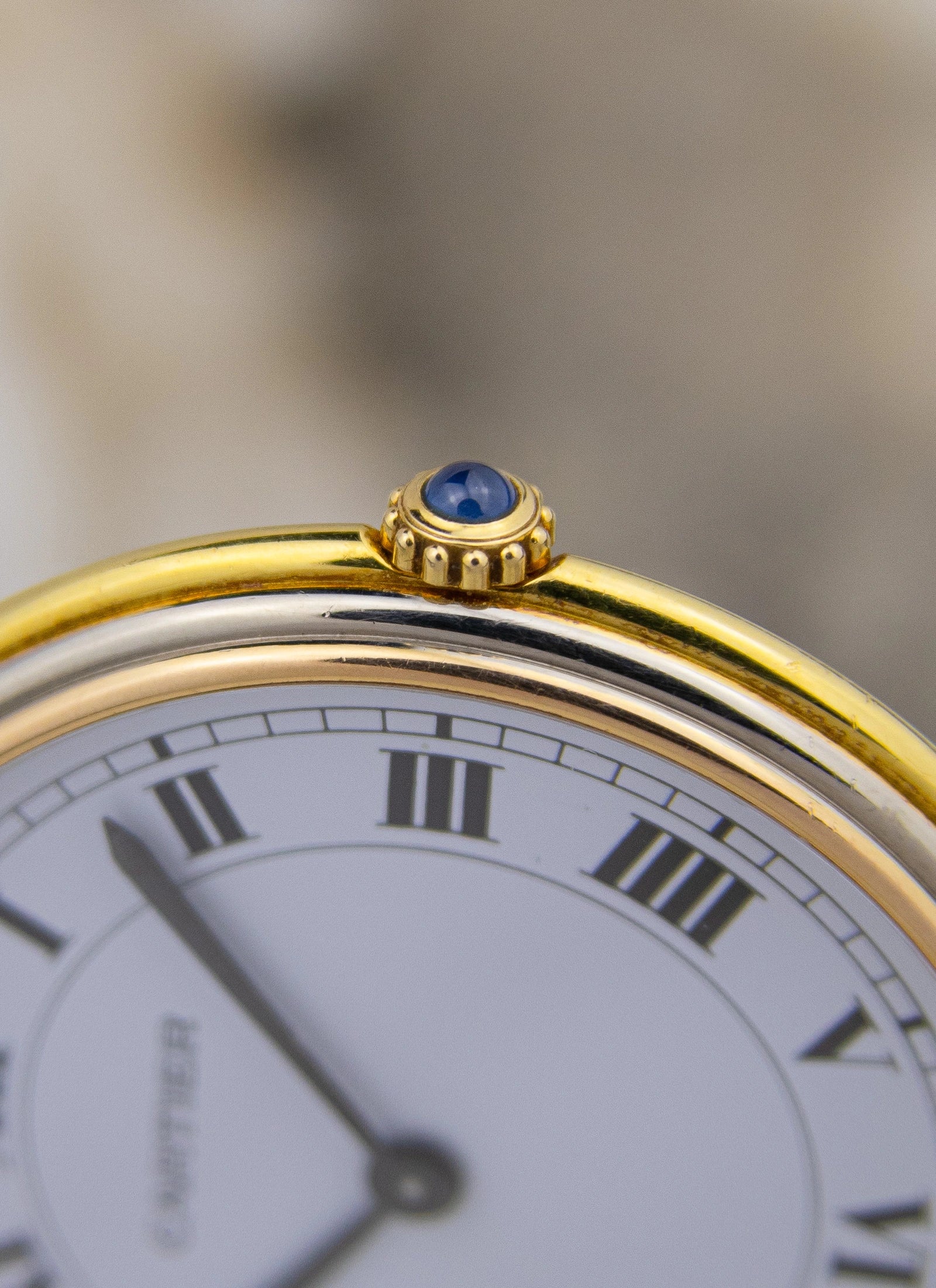 18K 1990s Cartier Vendome Trinity