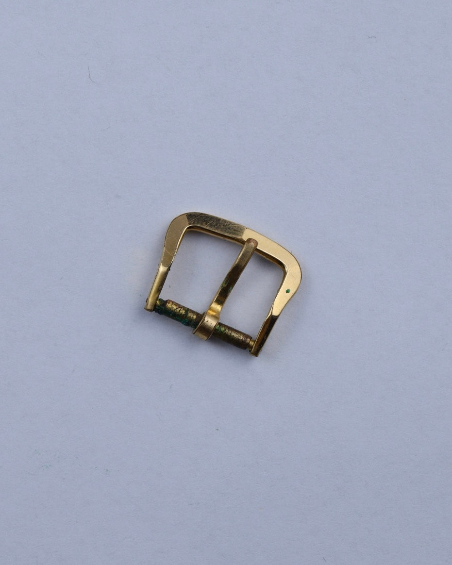 Pozłacana sprzączka klamerka Omega 12 mm