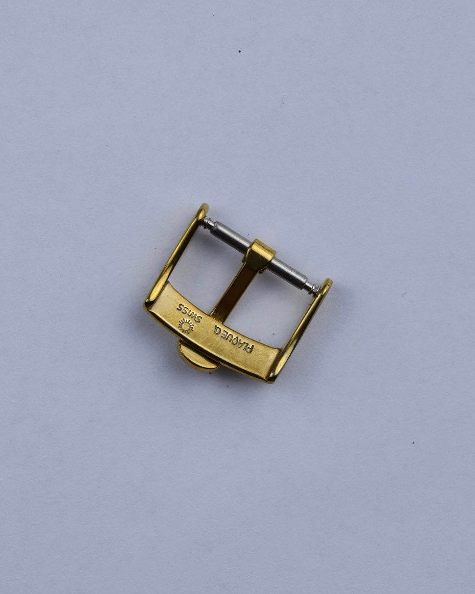 Pozłacana sprzączka klamerka Omega 16 mm