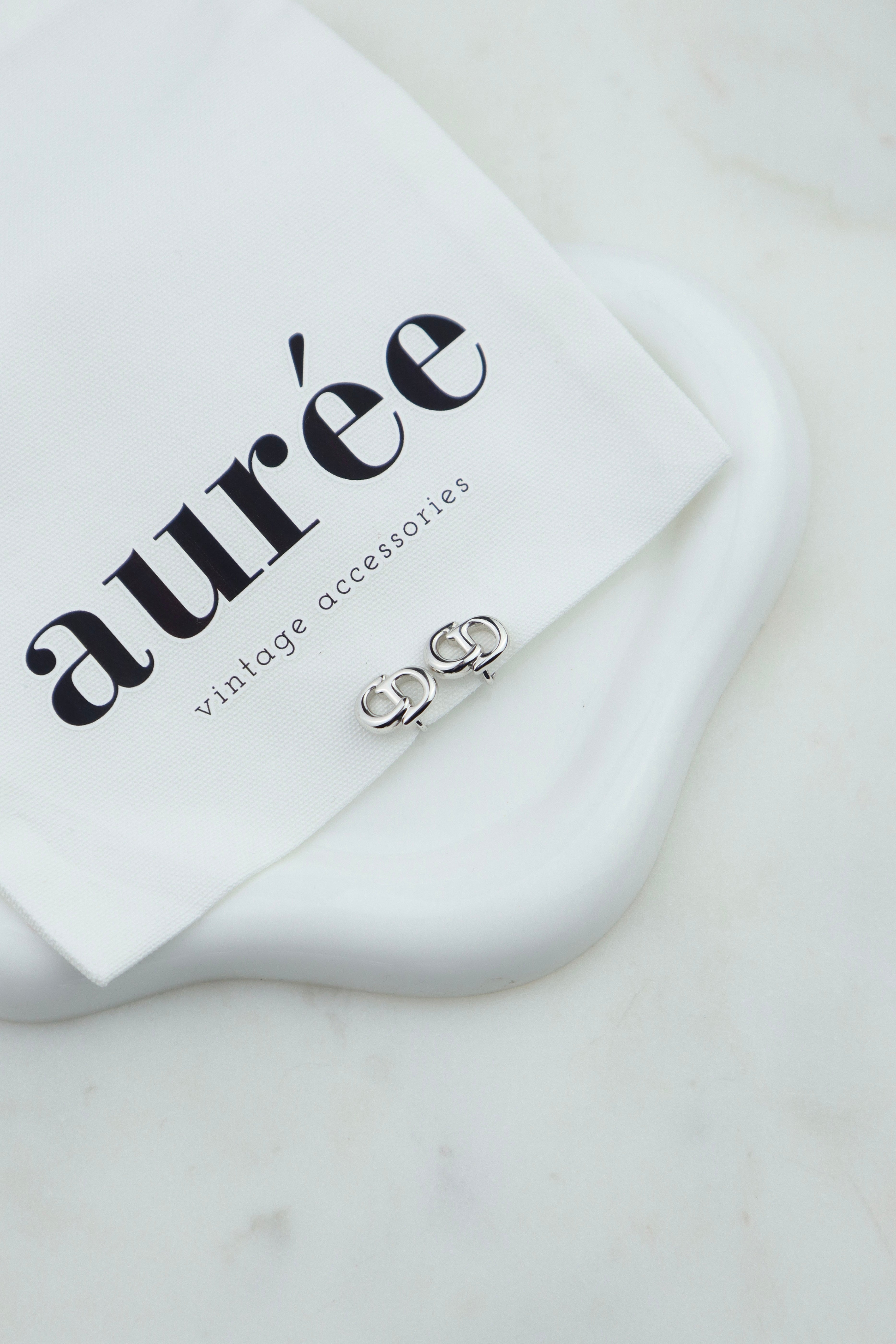 Christian Dior - klipsy "cd"