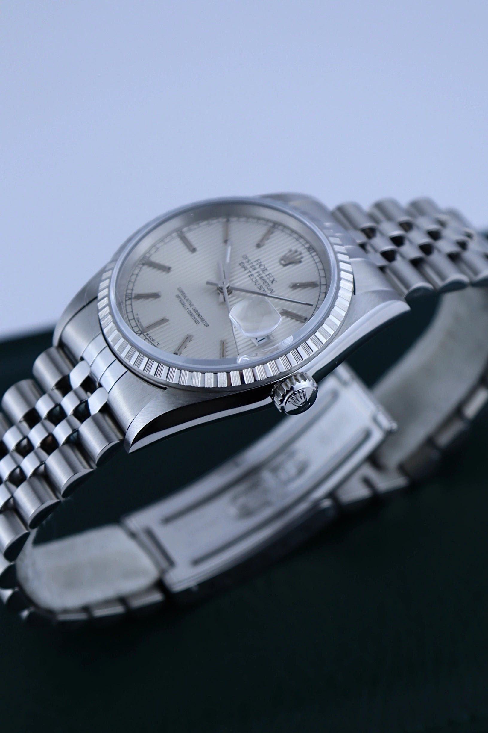 1996 Rolex Datejust 16220 Tapestry Dial