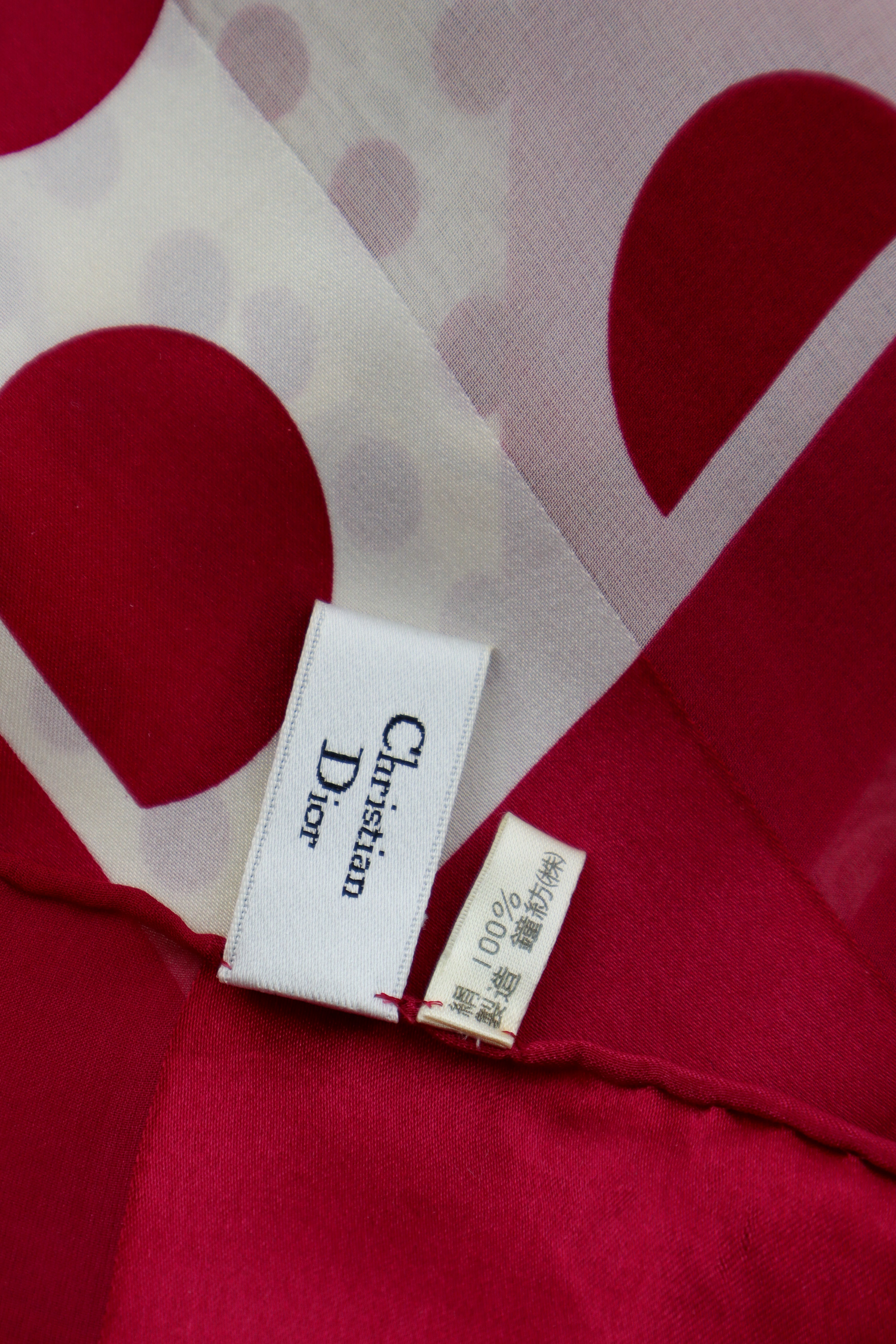 Christian Dior - jedwabna apaszka w łańcuchy