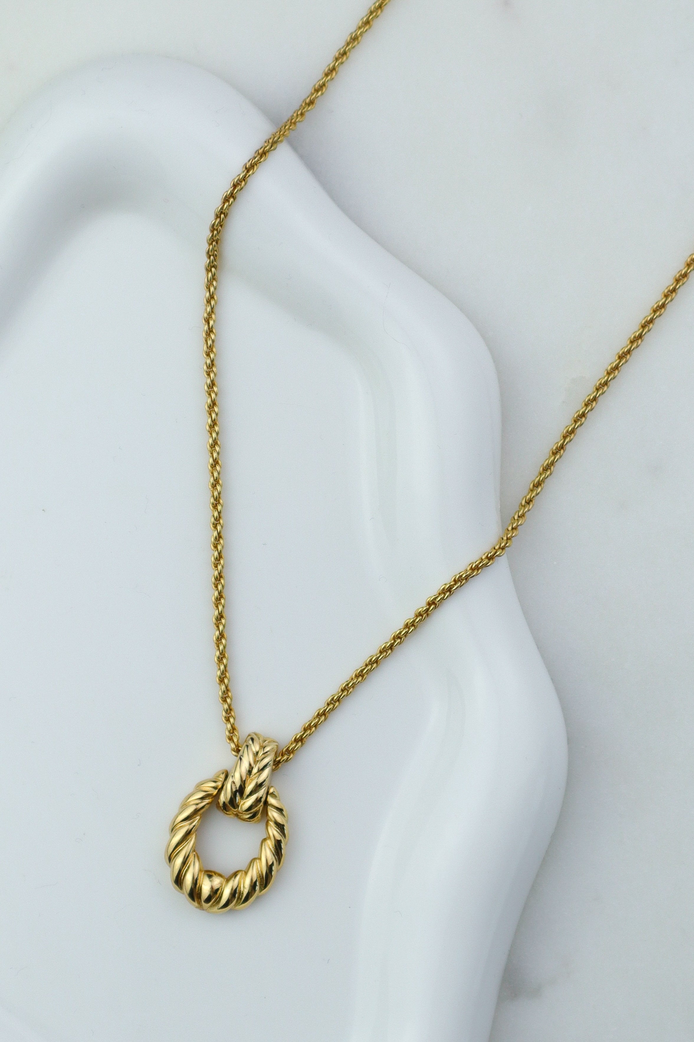Christian Dior - vintage naszyjnik knot
