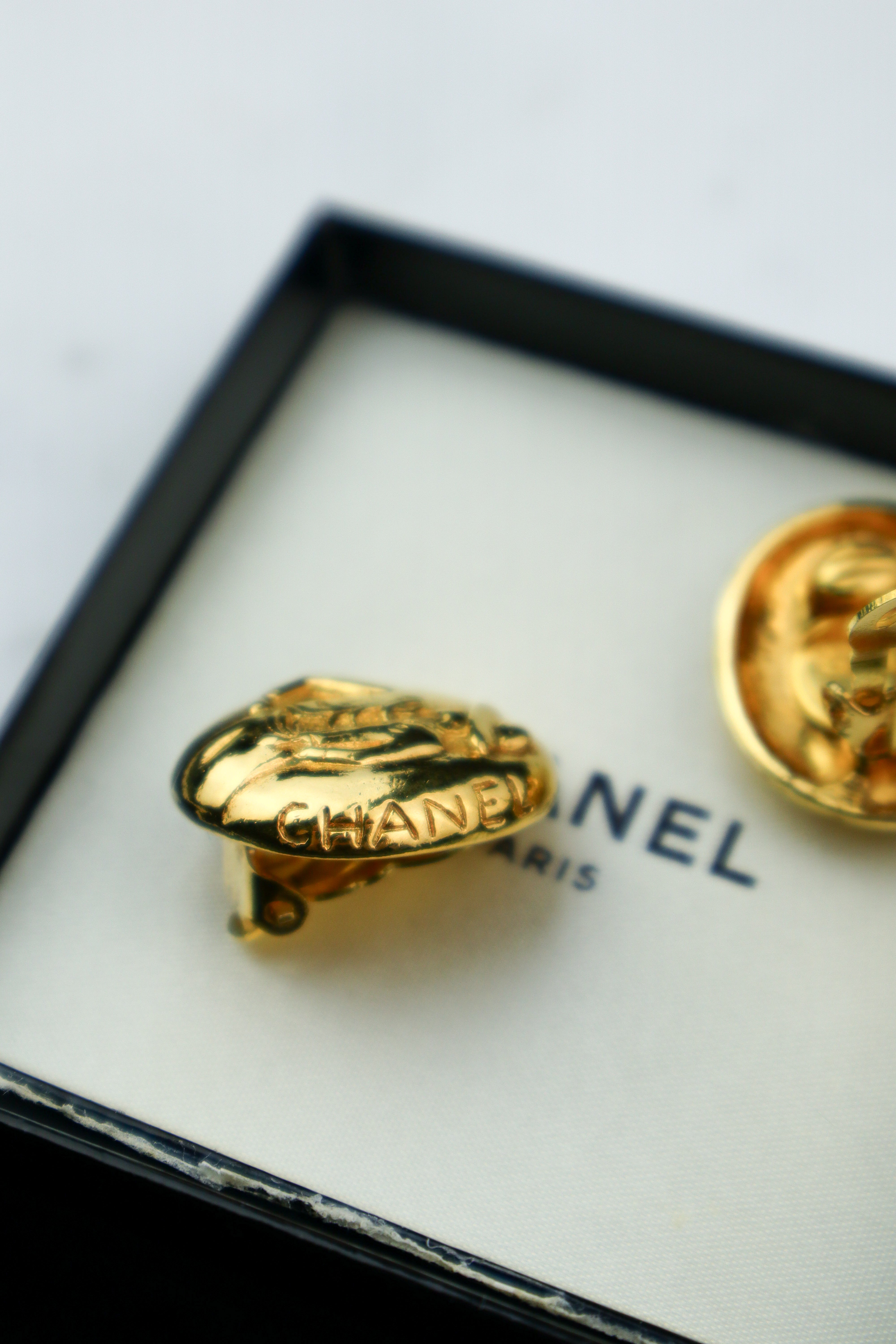 Chanel - klipsy vintage "Coco Chanel portrait"