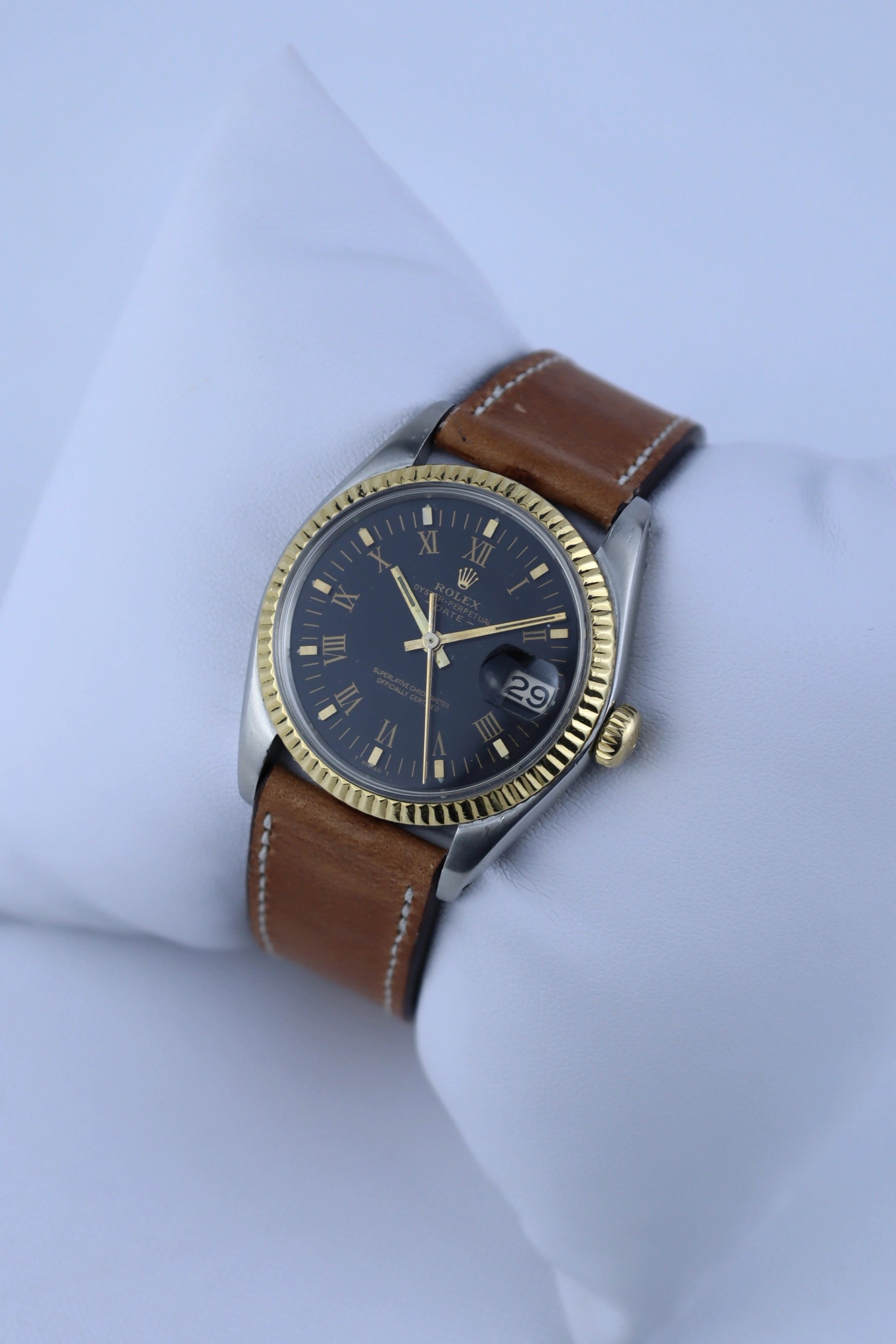 1969 Rolex Oyster Perpetual Date 1500 Bicolor