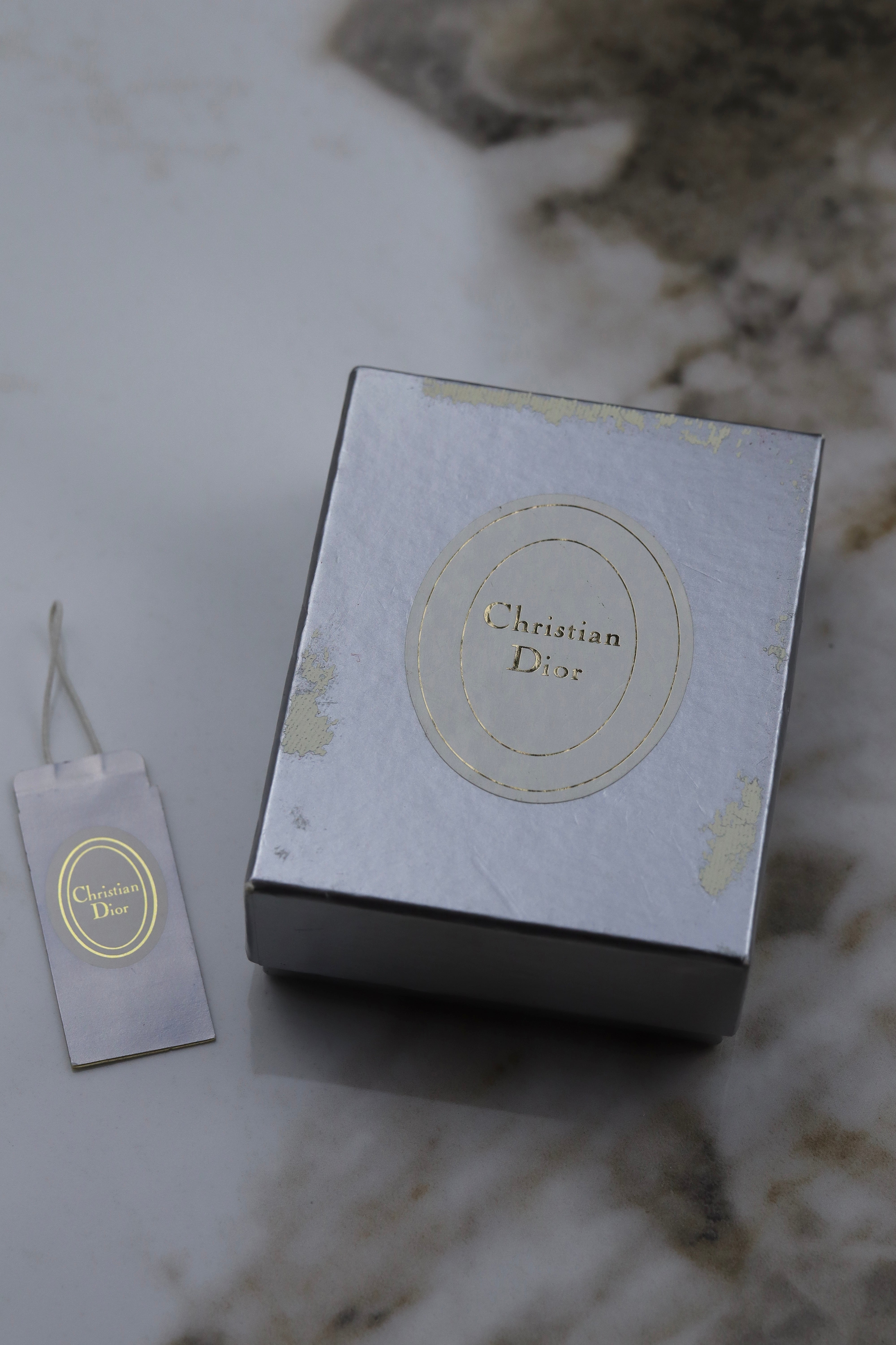 Christian Dior - klipsy z perełkami i cyrkoniami