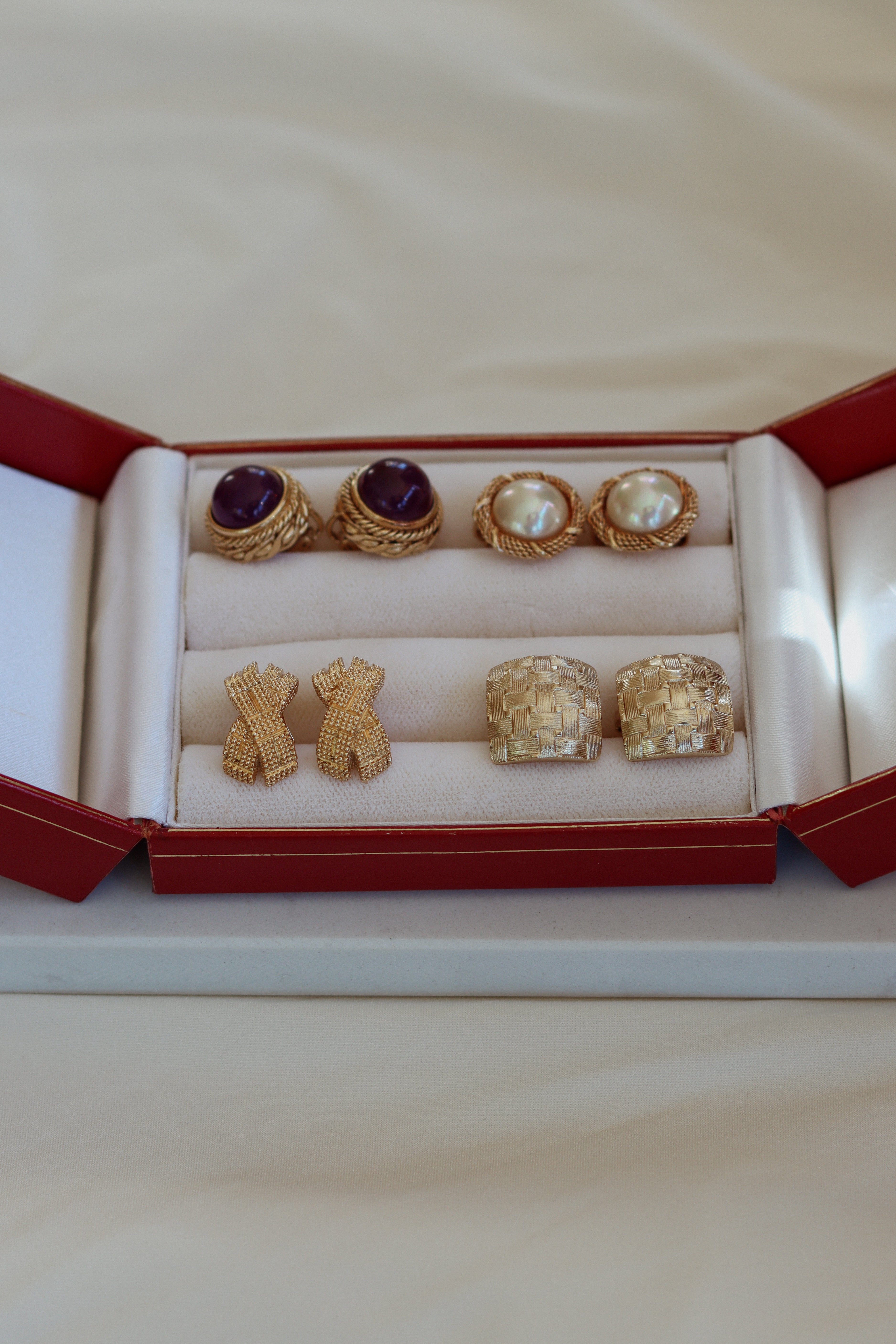 Givenchy - eleganckie klipsy vintage