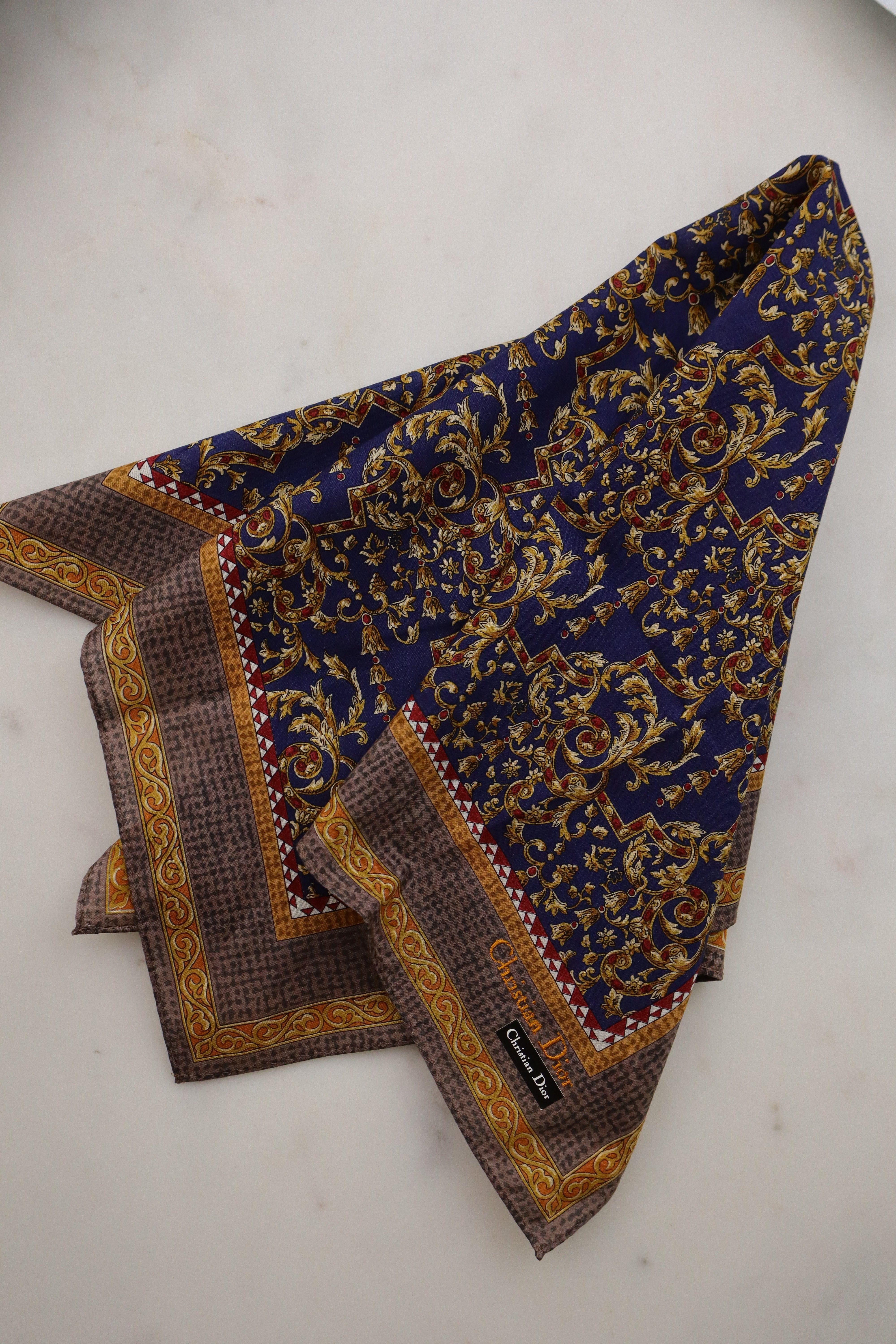 Christian Dior – Barokowa gawroszka/apaszka Dior