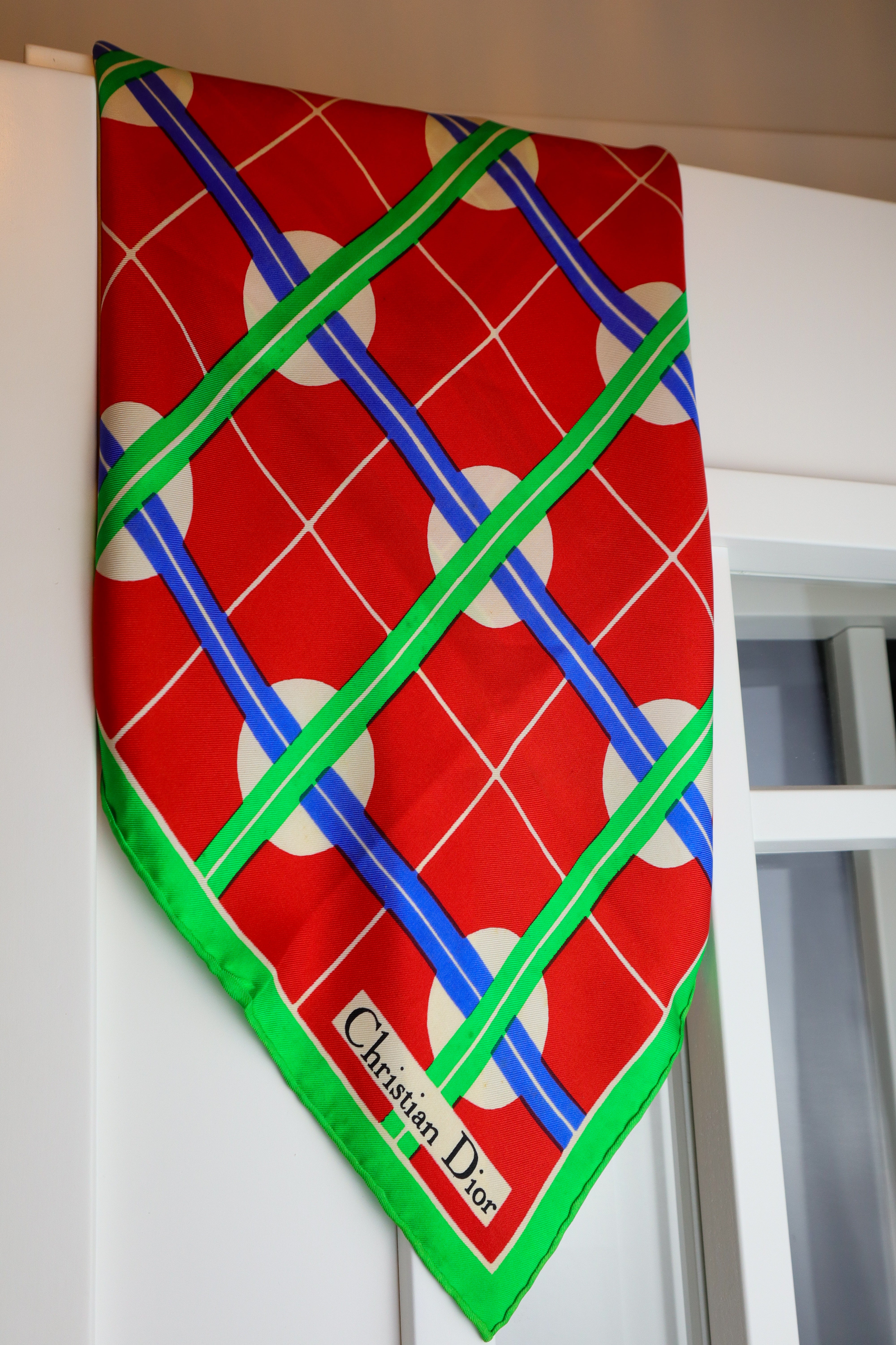 Christian Dior - jedwabna gawroszka/apaszka