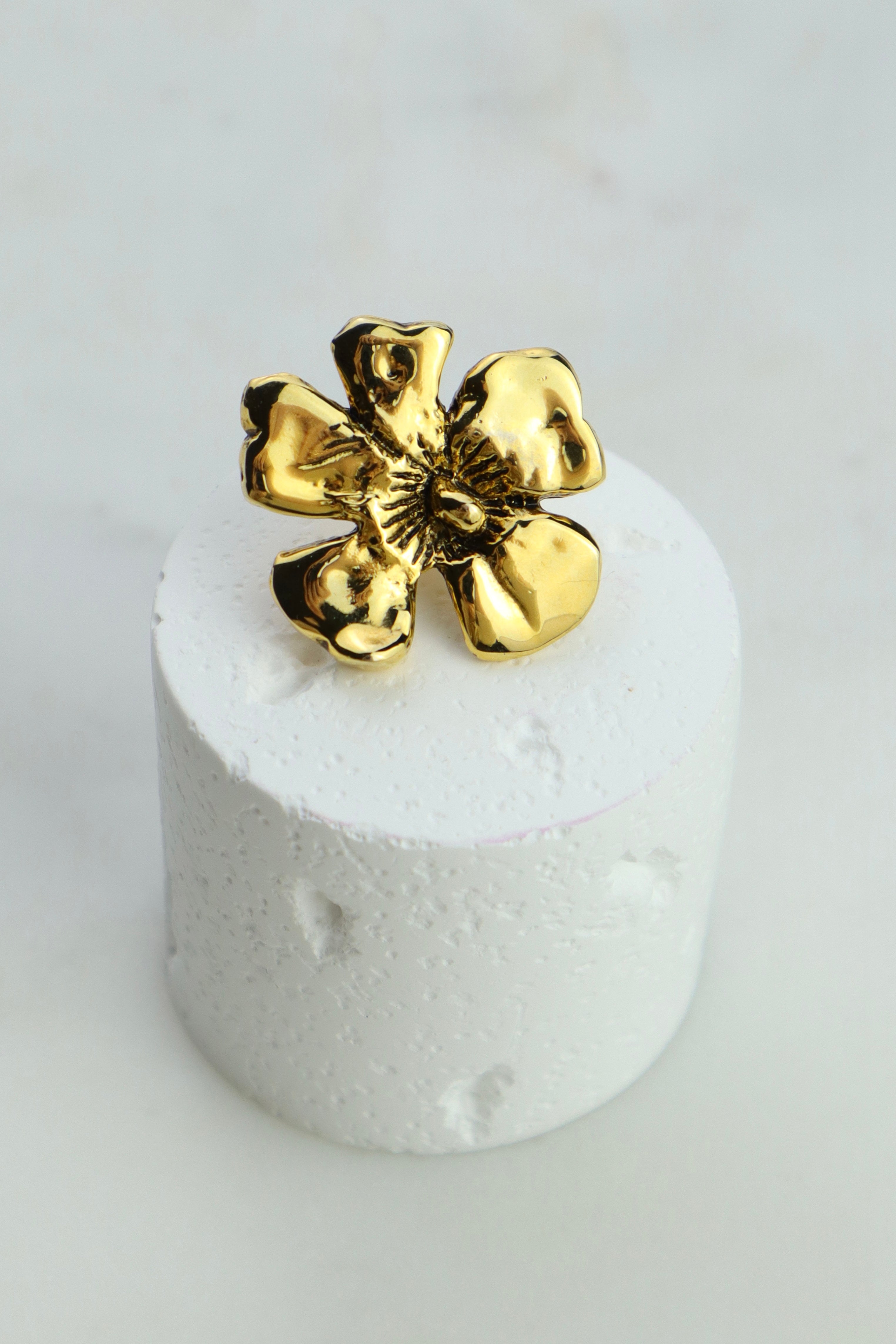 Kenzo - vintage pin / broszka kwiat