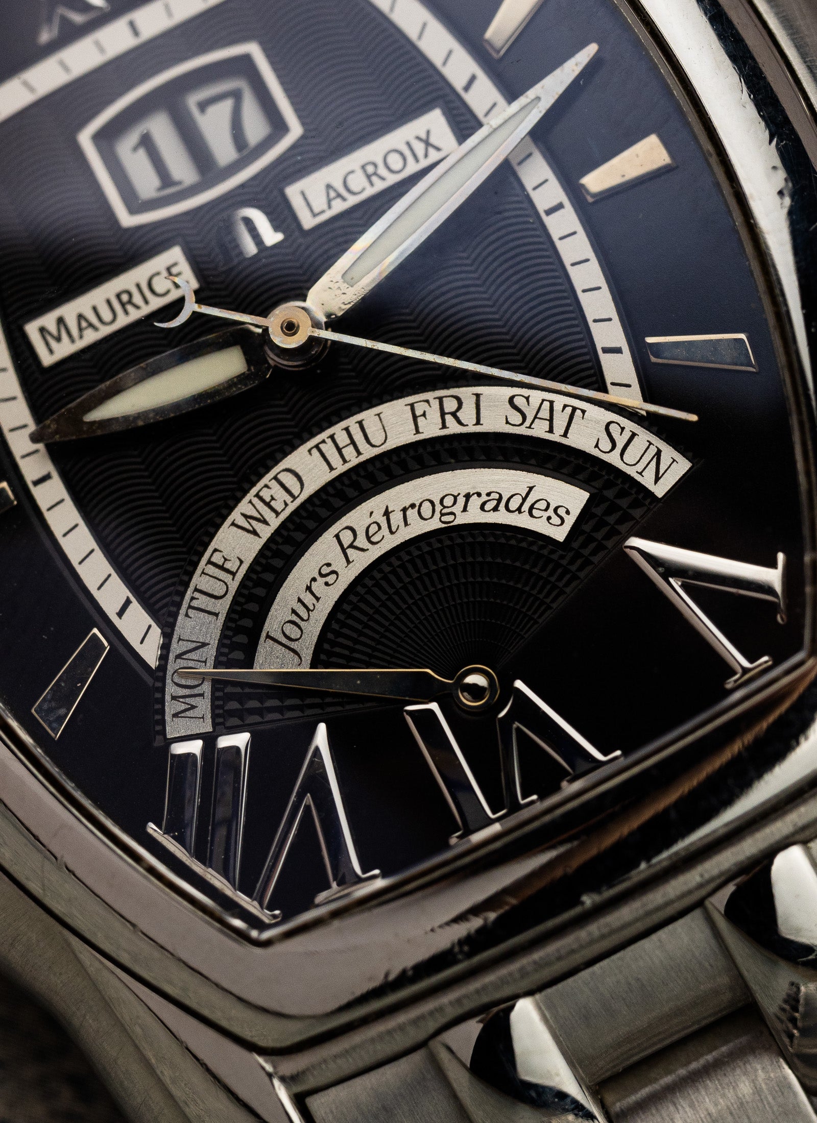 2010s Maurice Lacroix Masterpiece Jours Rétrogrades Tonneau MP6119 cal. ML 102